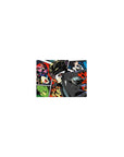 Persona 5 mouse pad 14x10 inches featuring Joker and the gang in vibrant comic-book style with bright colors and dynamic action.