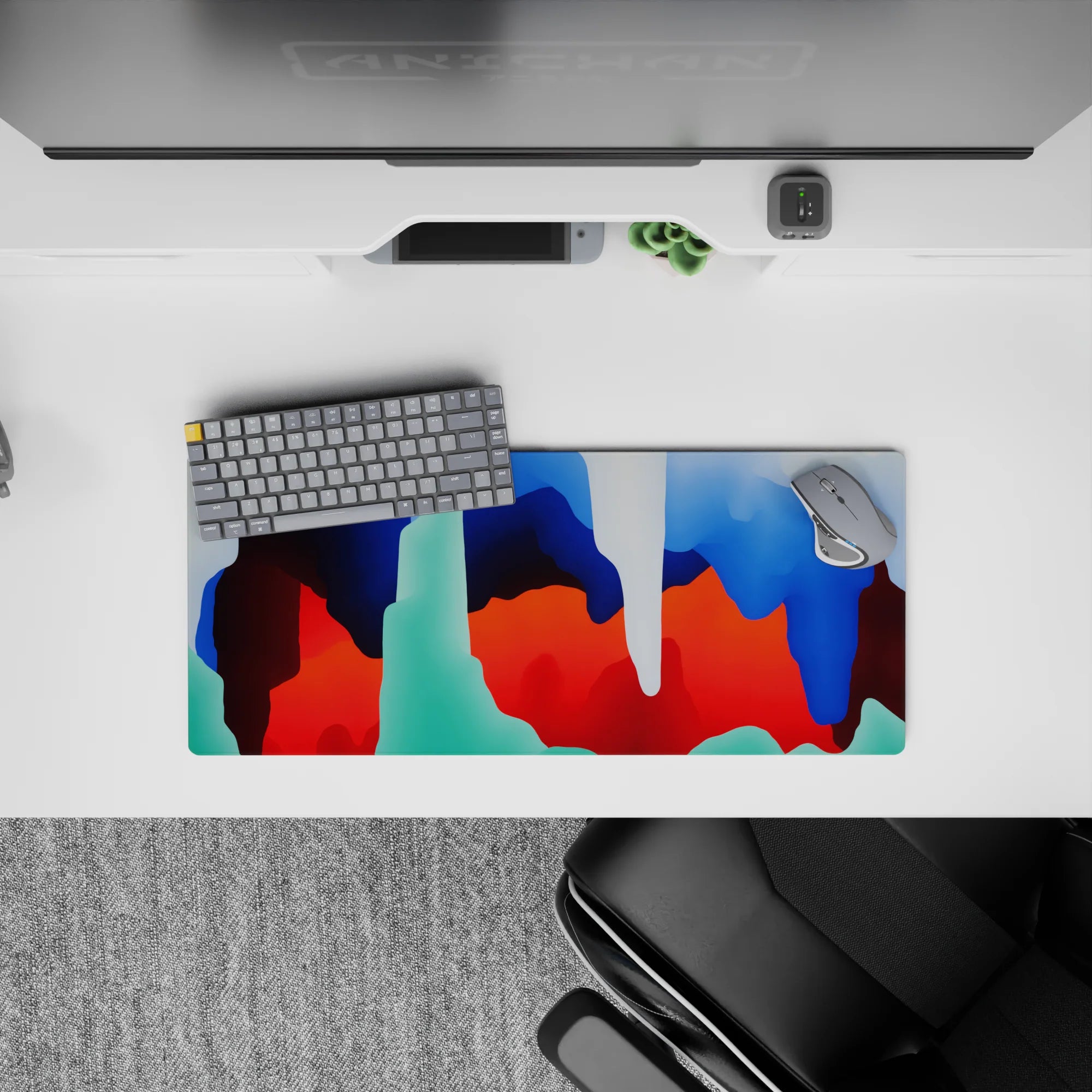 Abstract Deskmat | Mousepad | Deskpad - Color Flow - AniChan