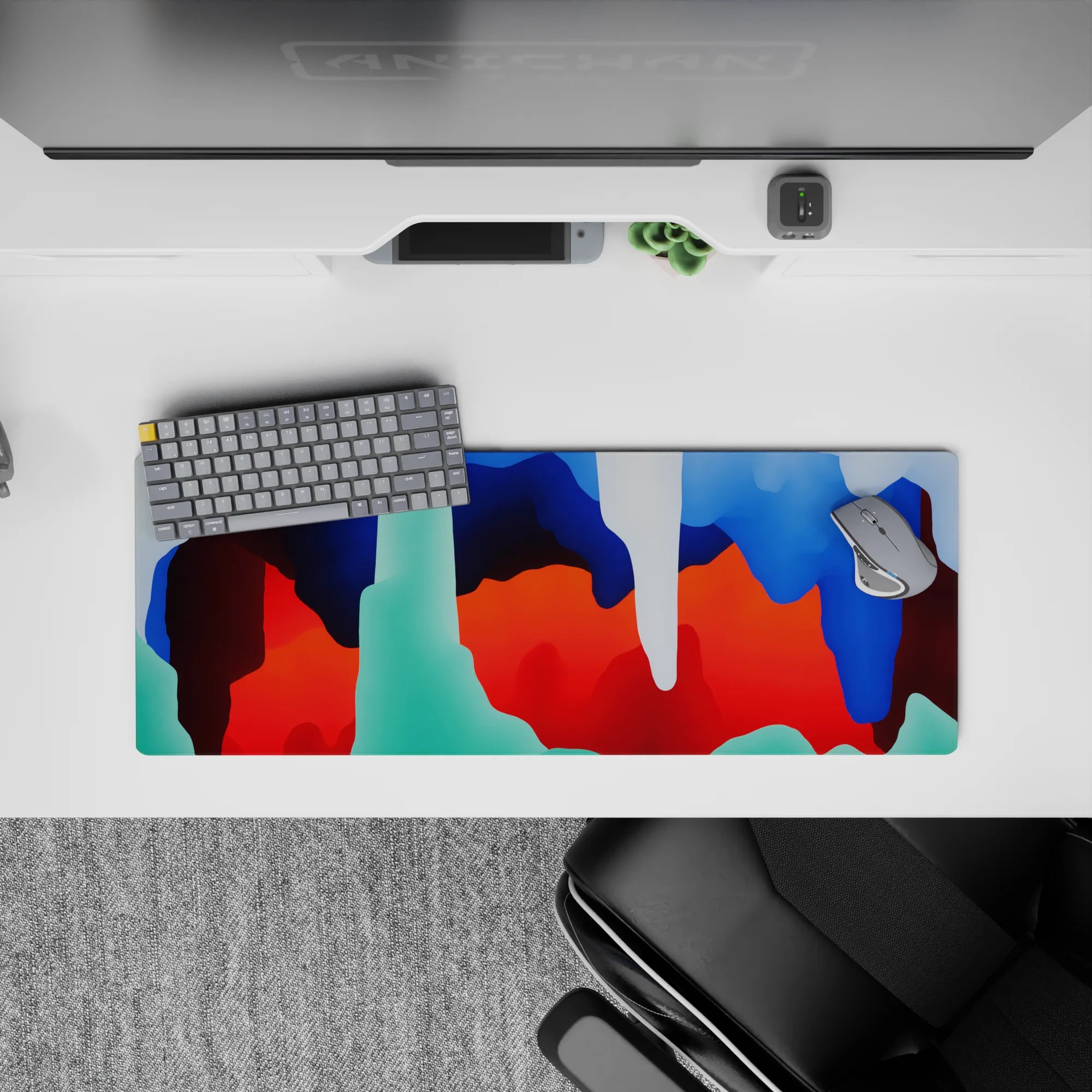 Abstract Deskmat | Mousepad | Deskpad - Color Flow - AniChan