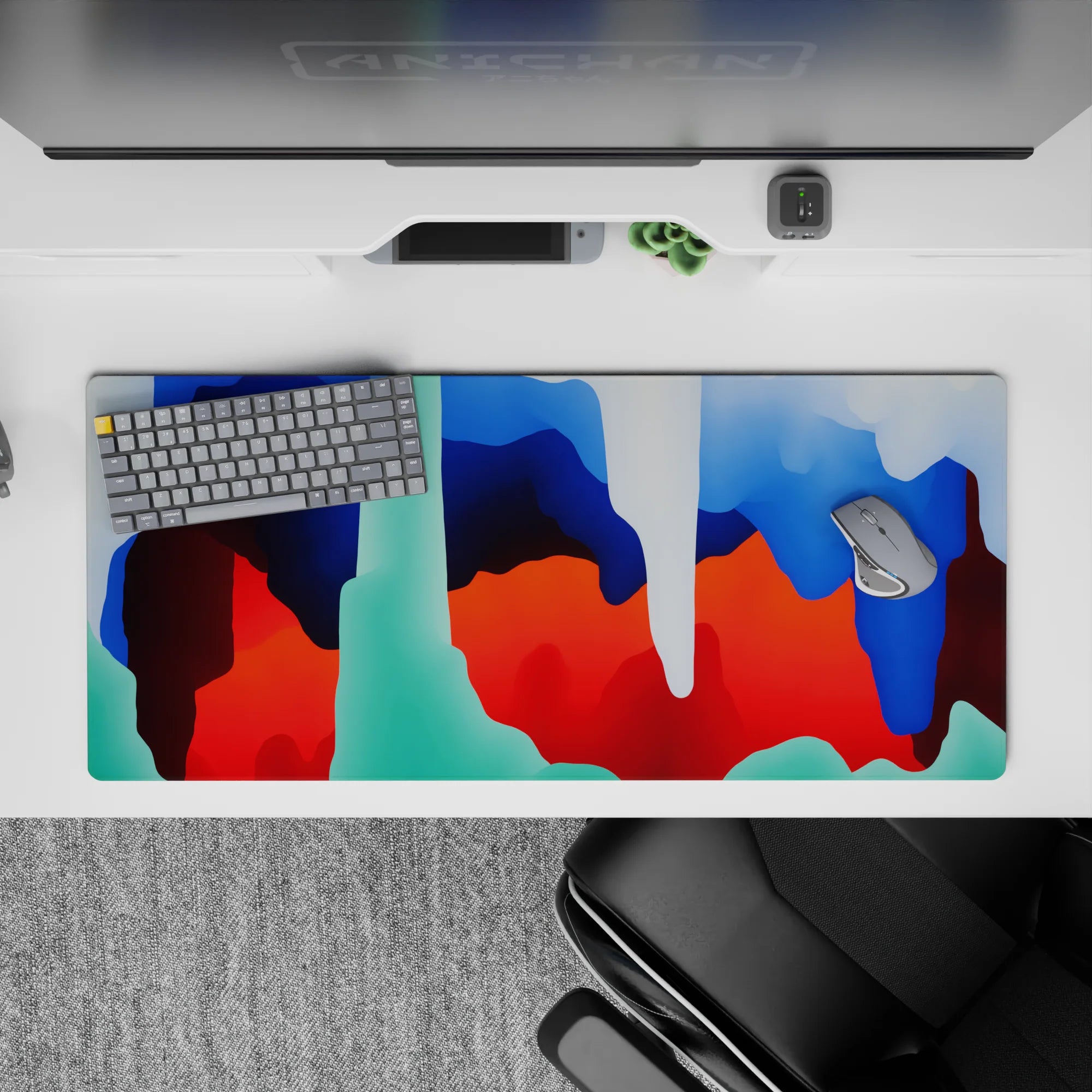 Abstract Deskmat | Mousepad | Deskpad - Color Flow - AniChan