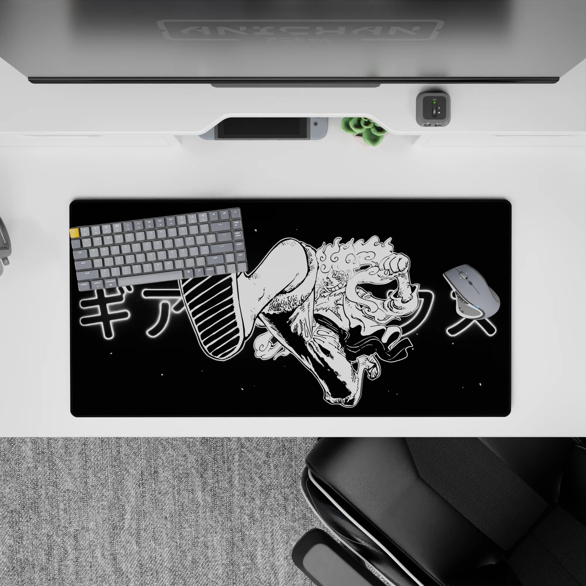 One Piece Deskmat | Mousepad | Deskpad - Gear 5 Playful Power - AniChan