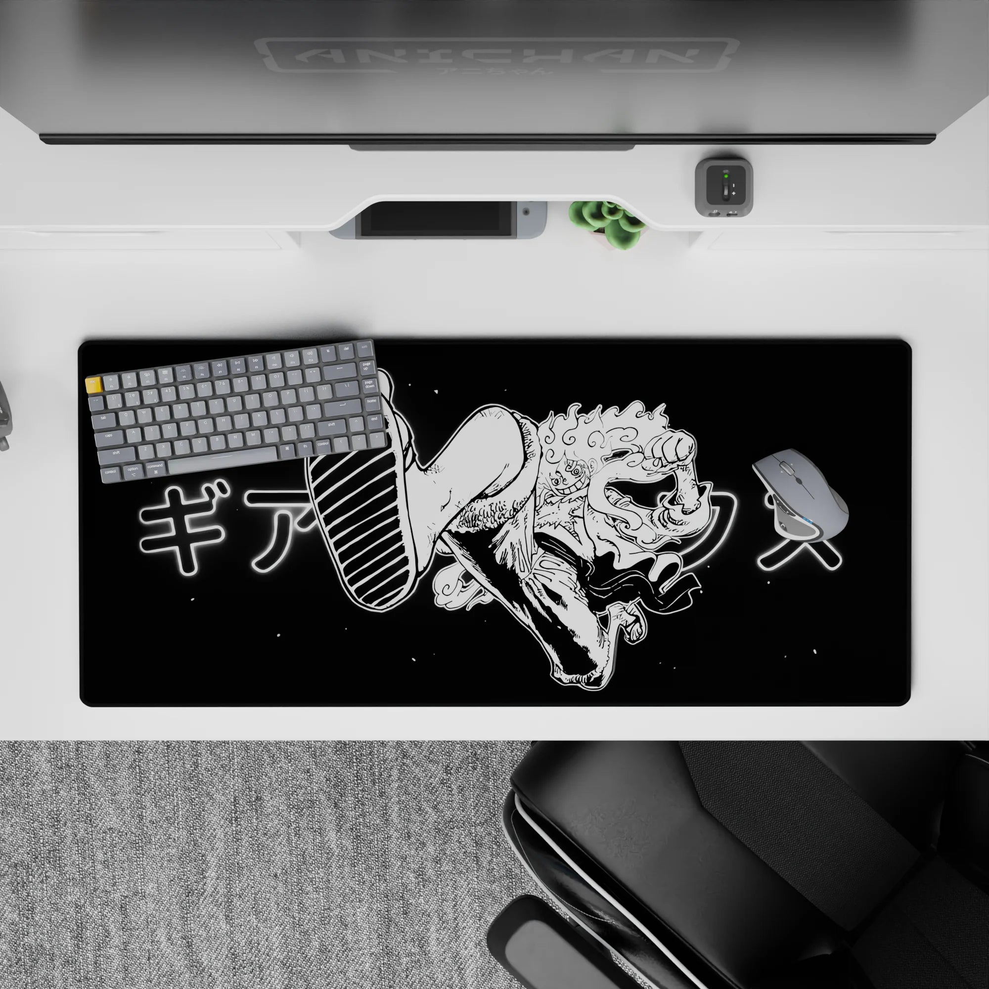 One Piece Deskmat | Mousepad | Deskpad - Gear 5 Playful Power - AniChan