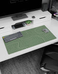 Topographic (Topo) Deskmat | Mousepad | Deskpad - Sage Topography Flow - AniChan