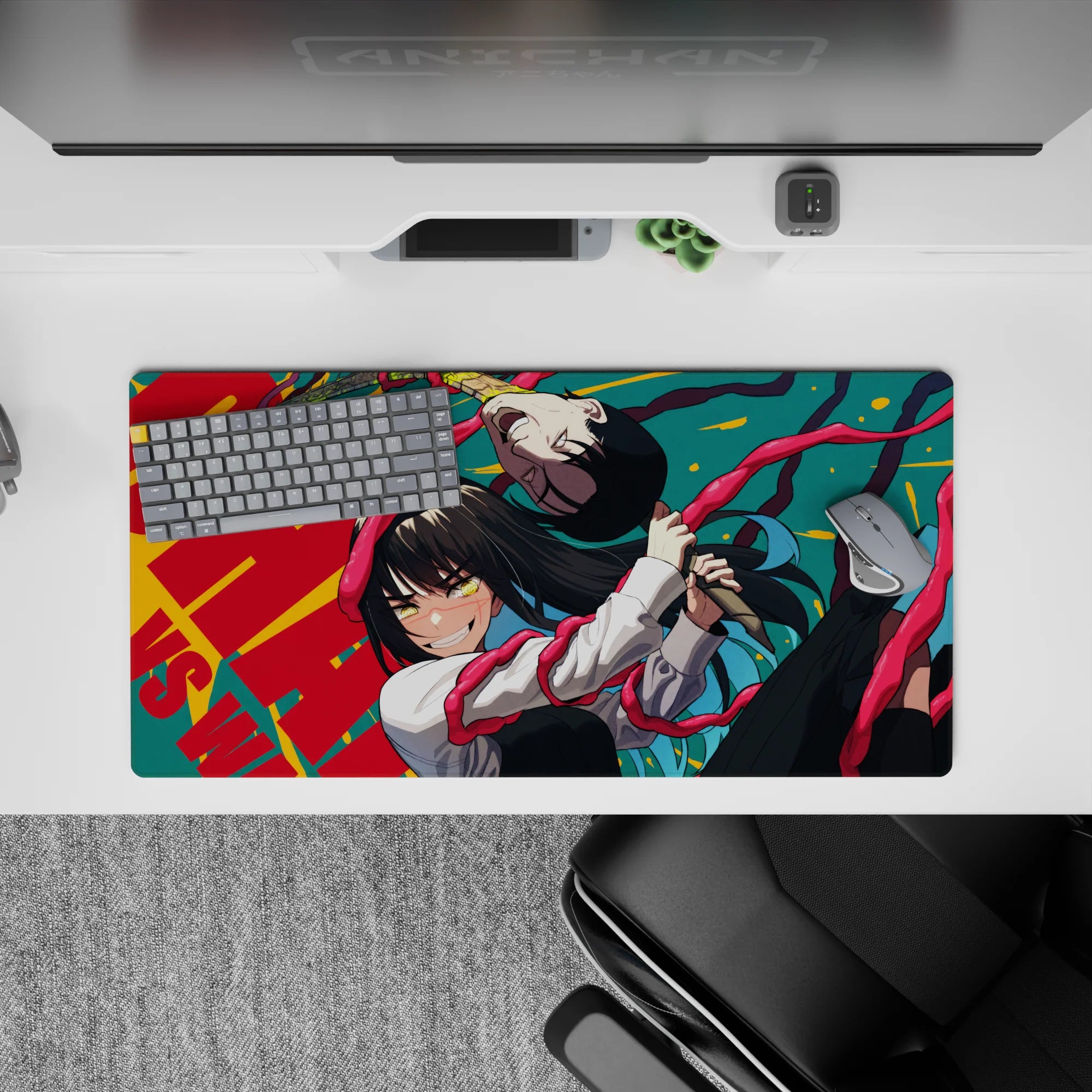 Chainsaw Man - Anime Mouse Pad and Desk Pad - War Devil’s Frenzy - AniChan