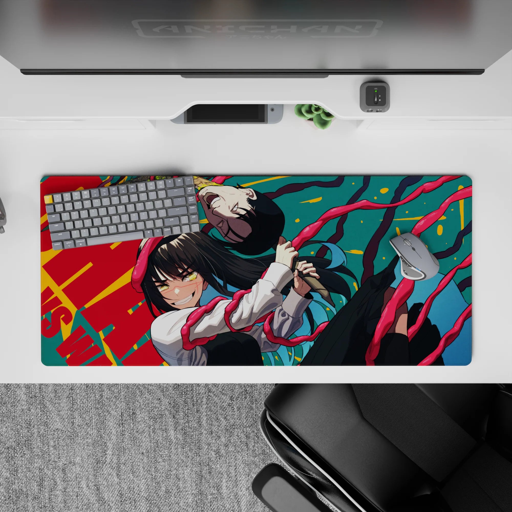 Chainsaw Man - Anime Mouse Pad and Desk Pad - War Devil’s Frenzy - AniChan