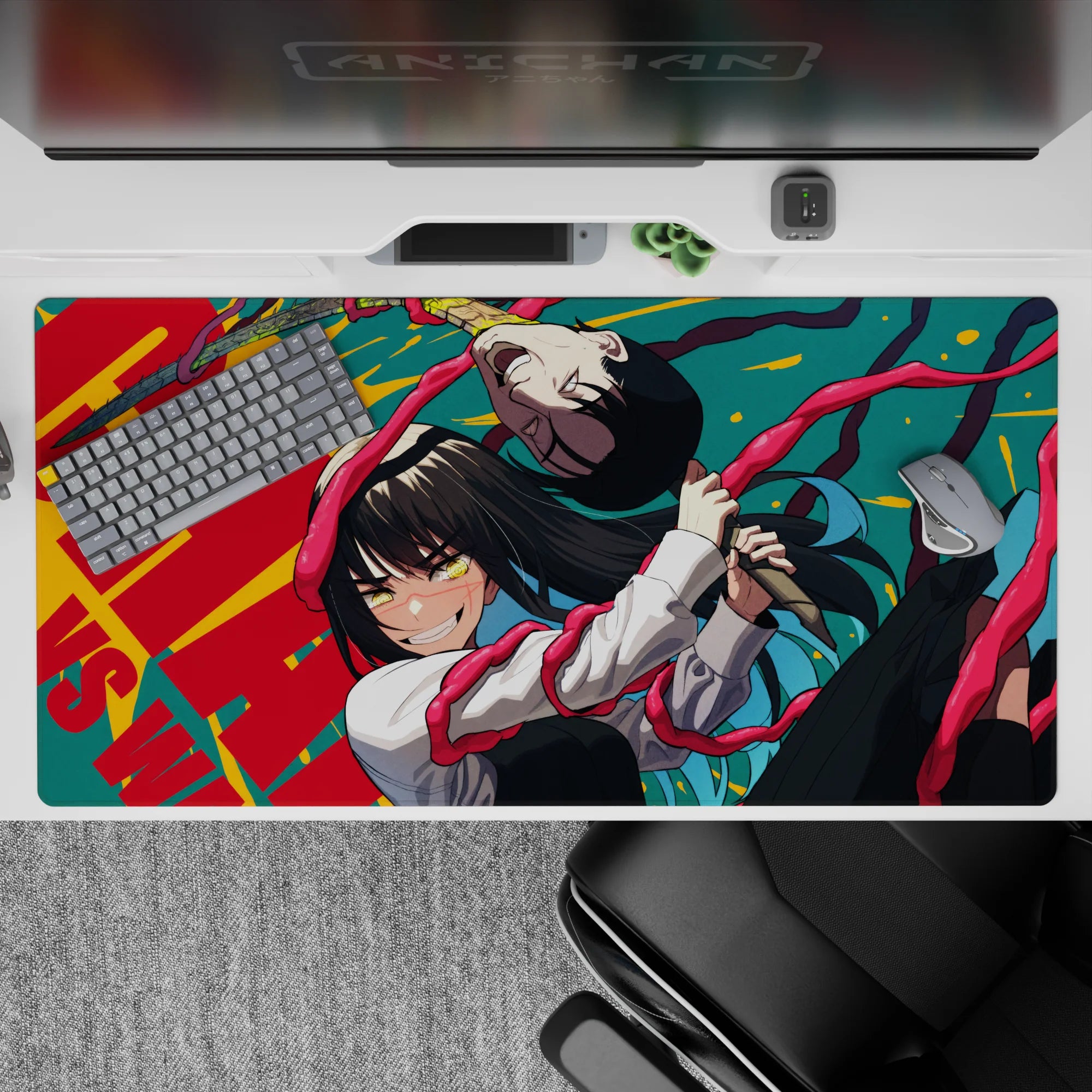 Chainsaw Man - Anime Mouse Pad and Desk Pad - War Devil’s Frenzy - AniChan