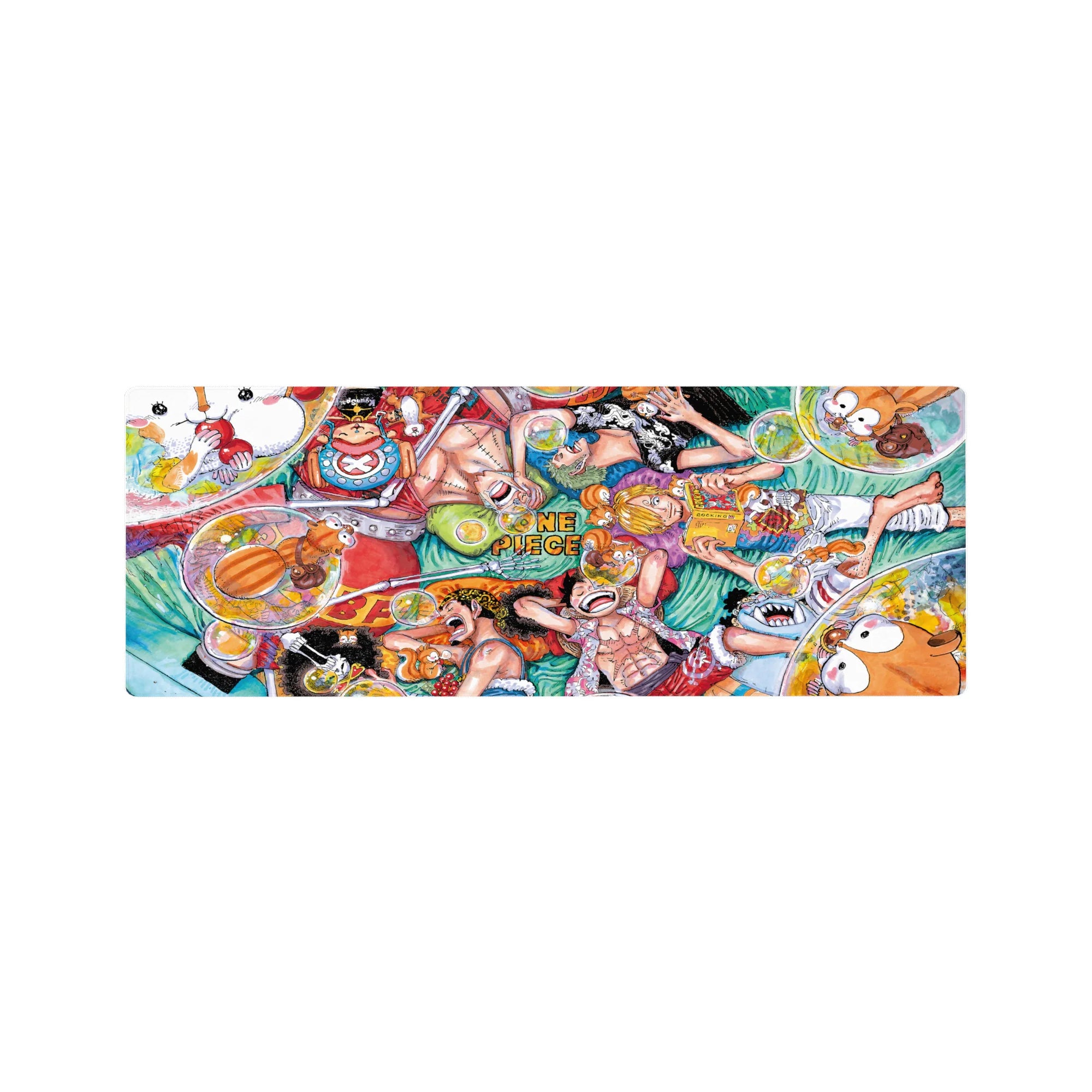 One Piece - Anime Mouse Pad and Desk Pad - Straw Hat Bubble Dreams - AniChan