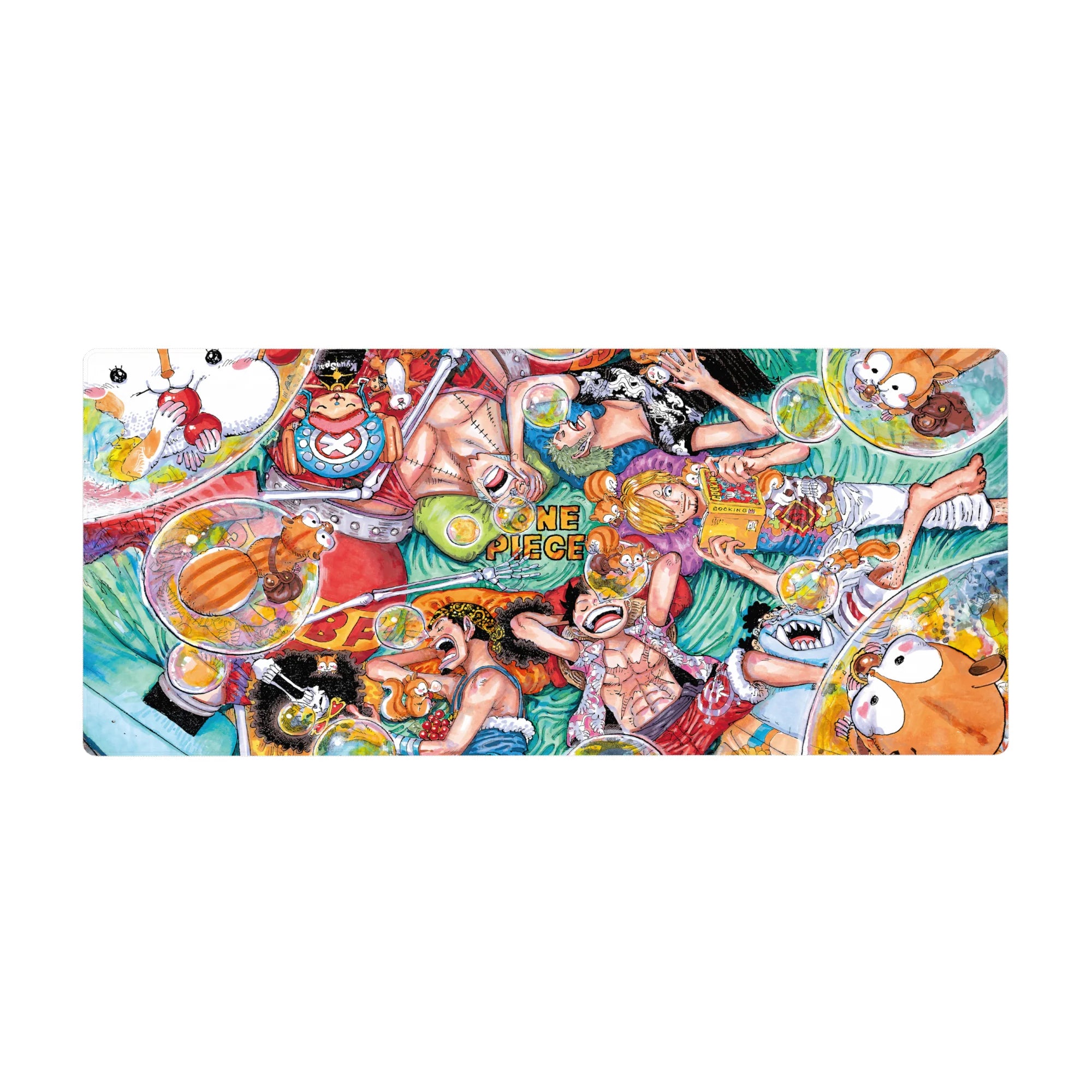 One Piece Deskmat | Mousepad | Deskpad - Straw Hat Bubble Dreams - AniChan