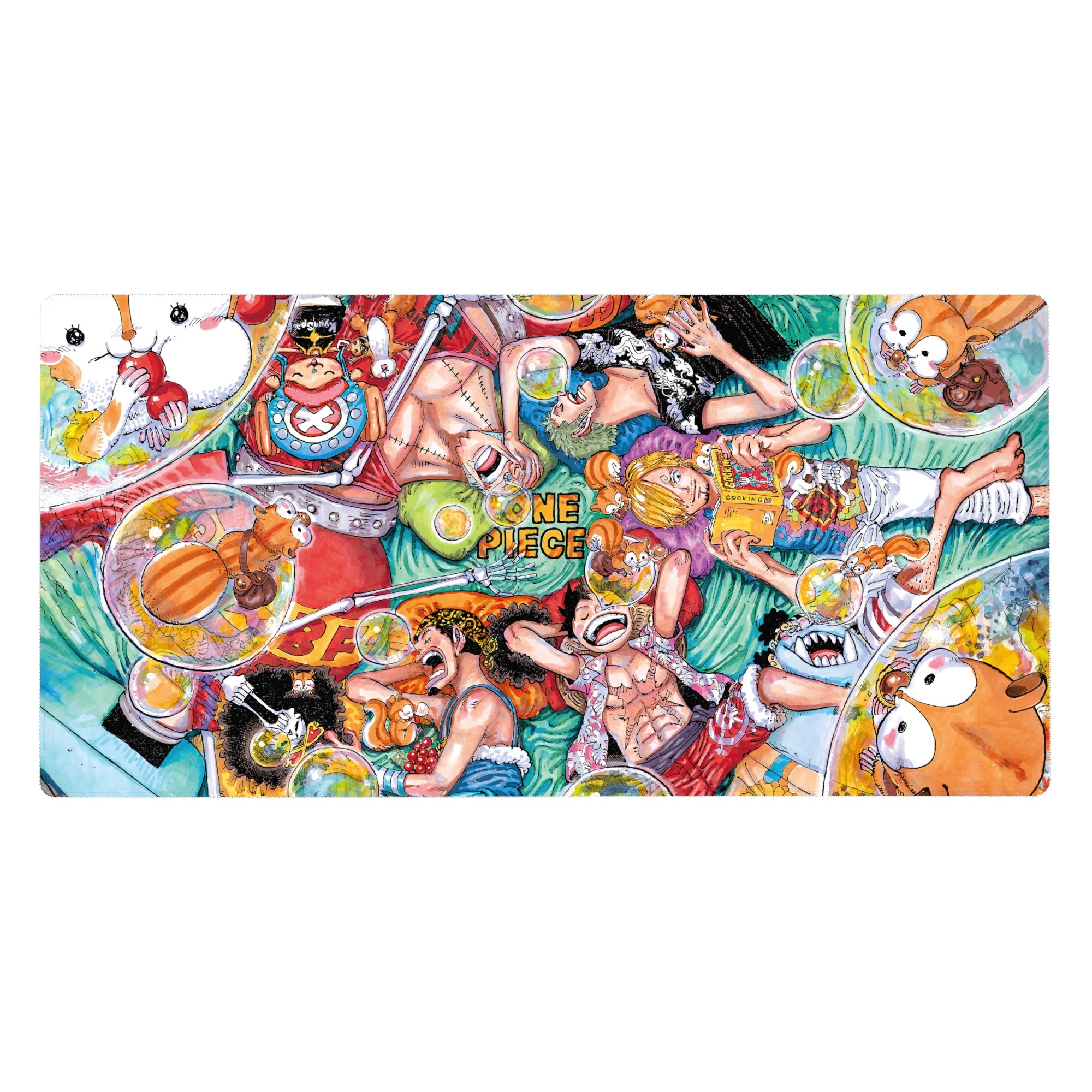 One Piece Deskmat | Mousepad | Deskpad - Straw Hat Bubble Dreams - AniChan