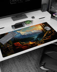 Fantasy Landscapes Deskmat | Mousepad | Deskpad - Mountain Haven