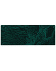 Topographic (Topo) Deskmat | Mousepad | Deskpad - Green Terrain Map - AniChan