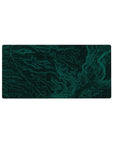 Topographic (Topo) Deskmat | Mousepad | Deskpad - Green Terrain Map - AniChan