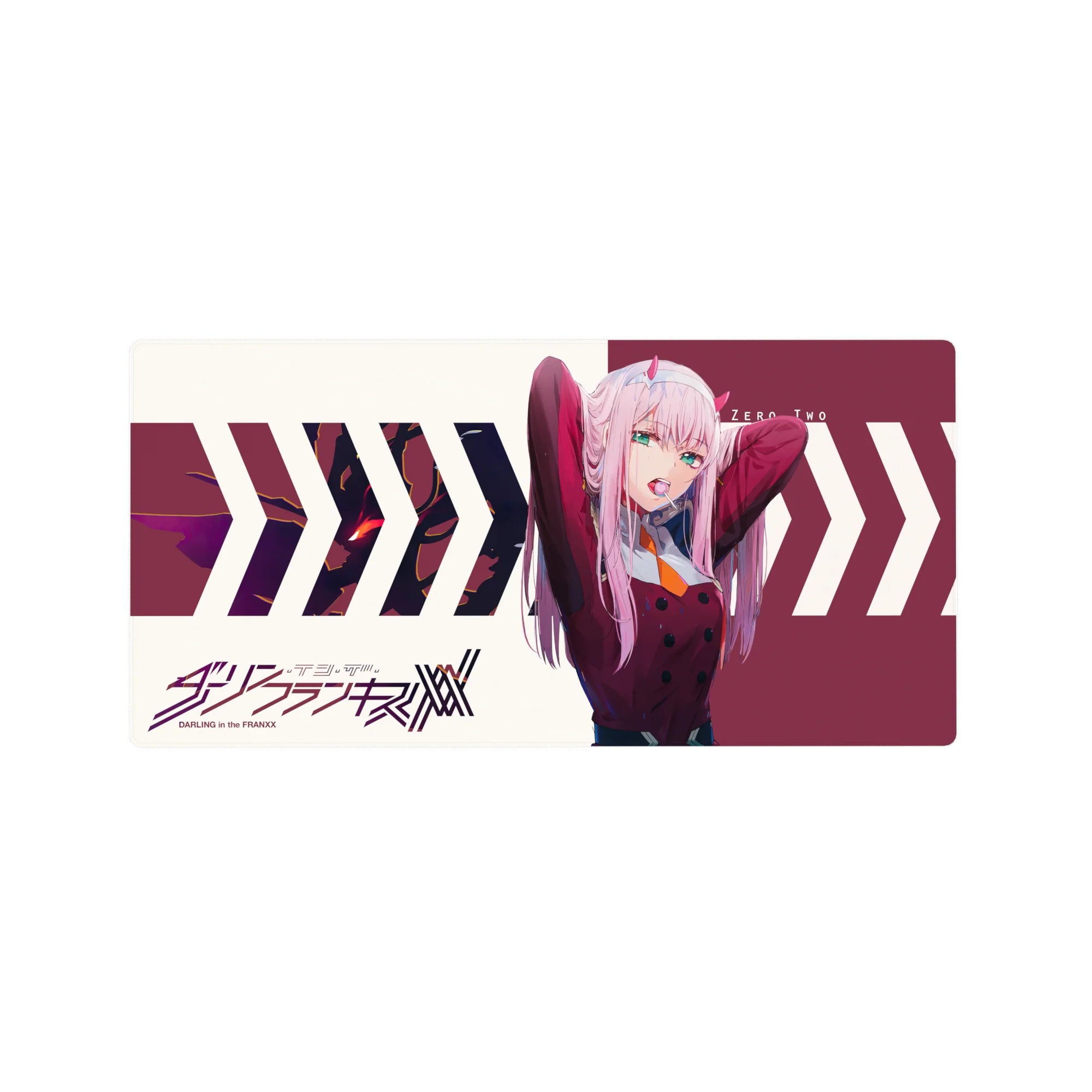 Darling In The Franxx Deskmat | Mousepad | Deskpad - Crimson Command - AniChan