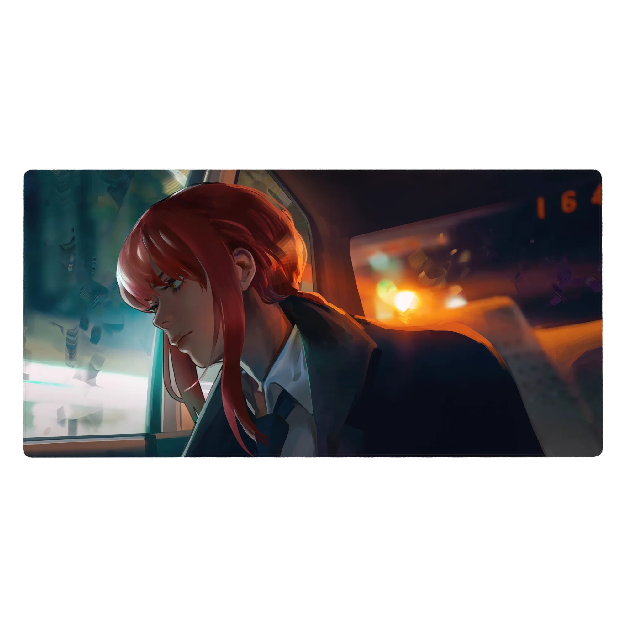 Chainsaw Man - Anime Mouse Pad and Desk Pad - Neon Reverie - AniChan