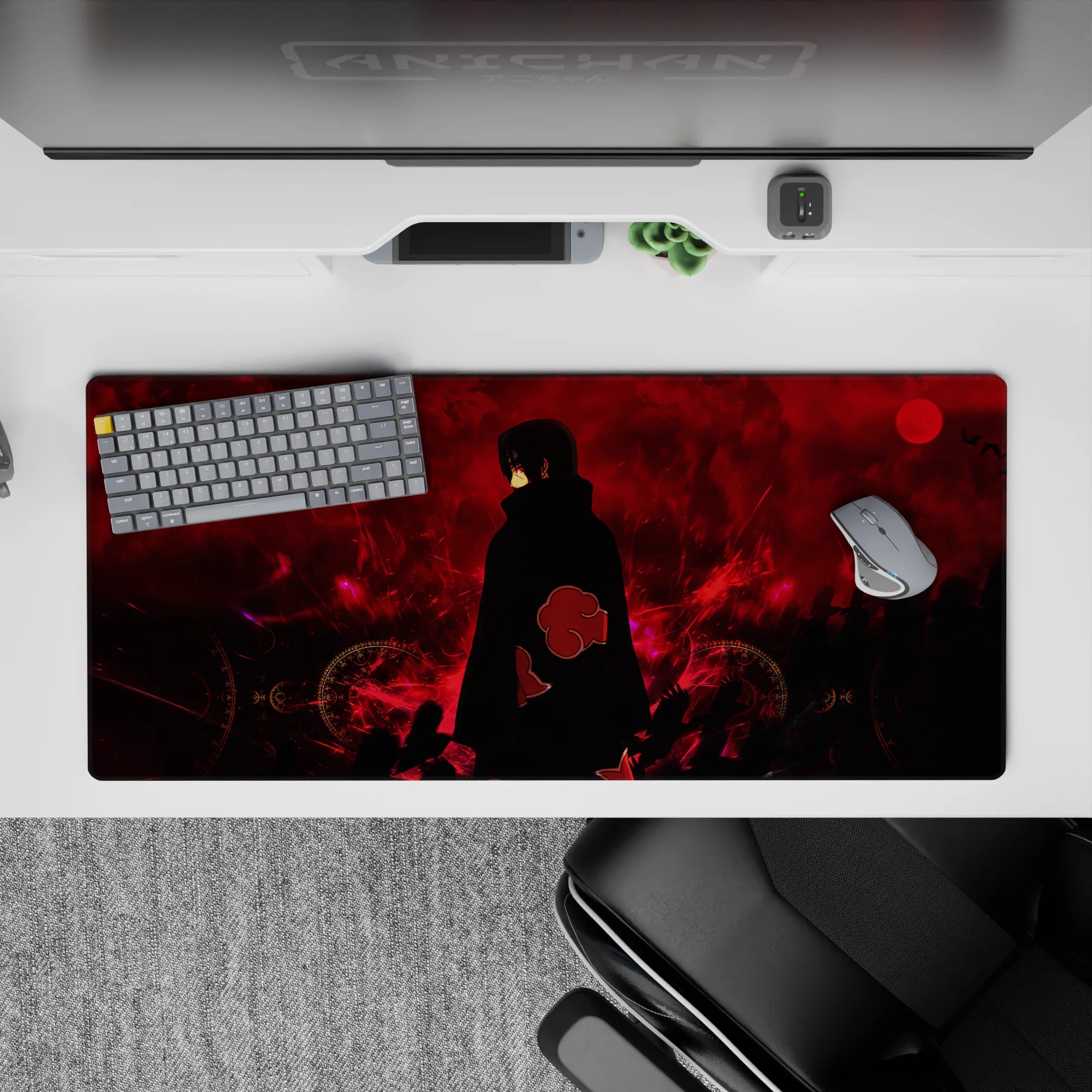 Akatsuki Deskmat | Mousepad | Deskpad - Silent Raven - AniChan