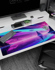 Landscape Deskmat | Mousepad | Deskpad - Futuristic Horizon - AniChan