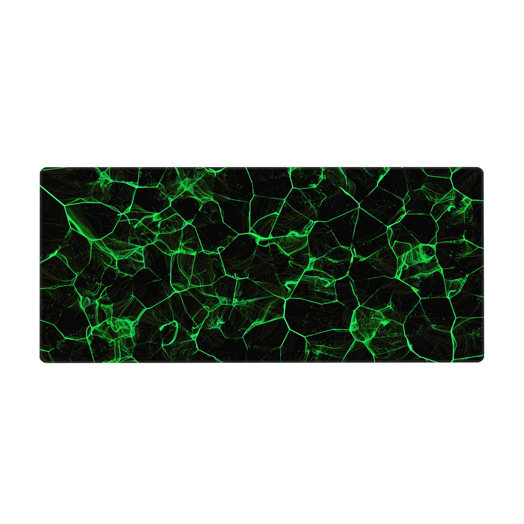 Abstract Deskmat | Mousepad | Deskpad - Neon Grid Flow - AniChan