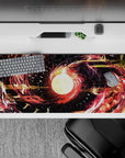 Abstract Deskmat | Mousepad | Deskpad - Celestial Firestorm - AniChan