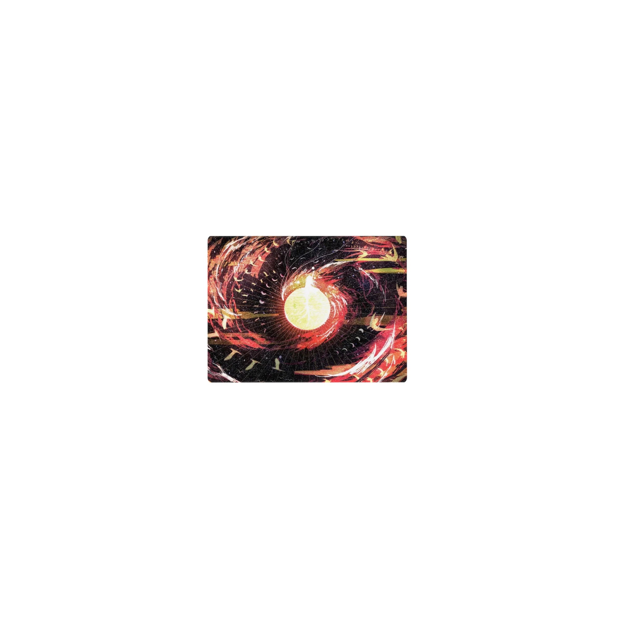 Abstract Deskmat | Mousepad | Deskpad - Celestial Firestorm - AniChan