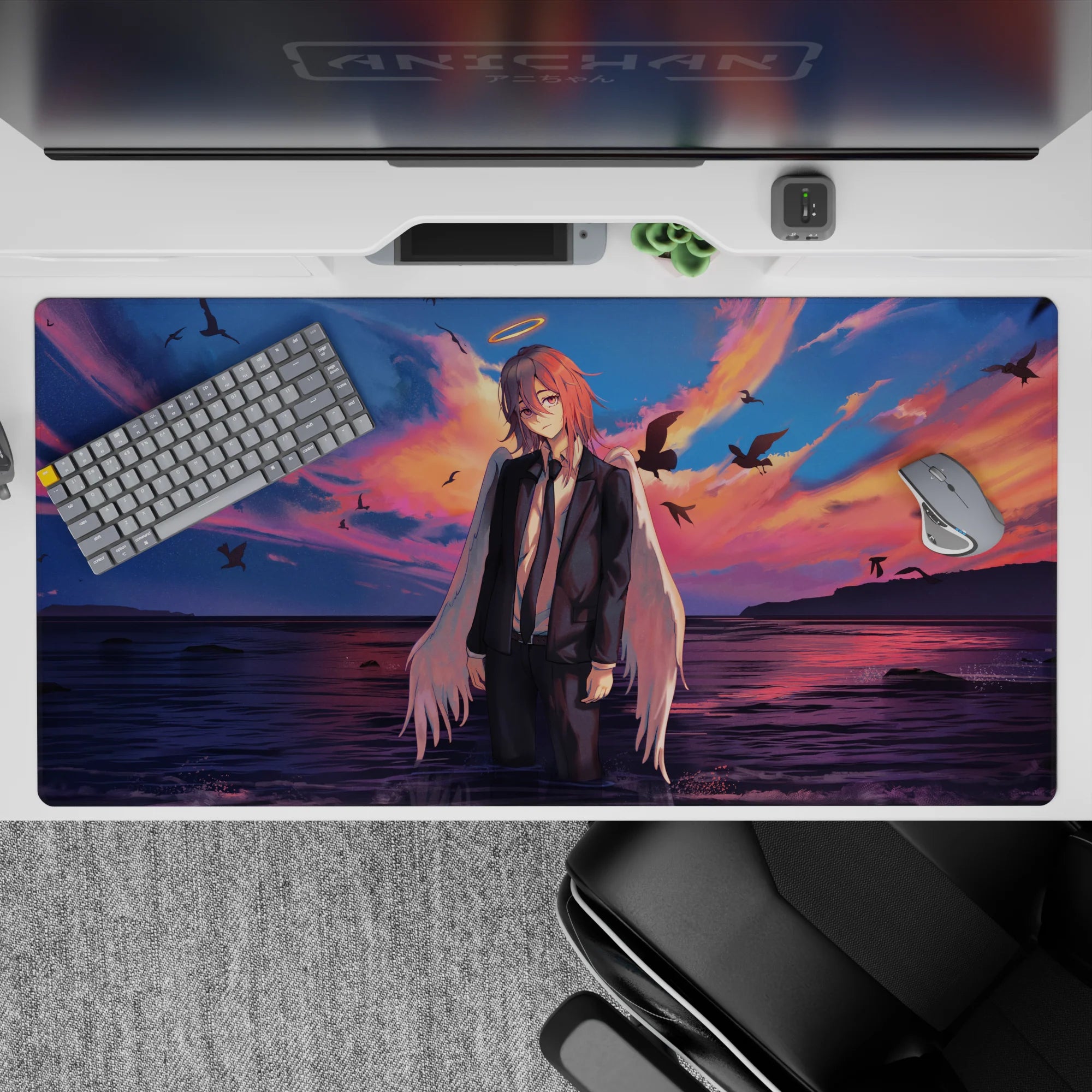 Chainsaw Man - Anime Mouse Pad and Desk Pad - Fallen at Dusk - AniChan