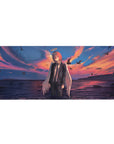 Chainsaw Man - Anime Mouse Pad and Desk Pad - Fallen at Dusk - AniChan