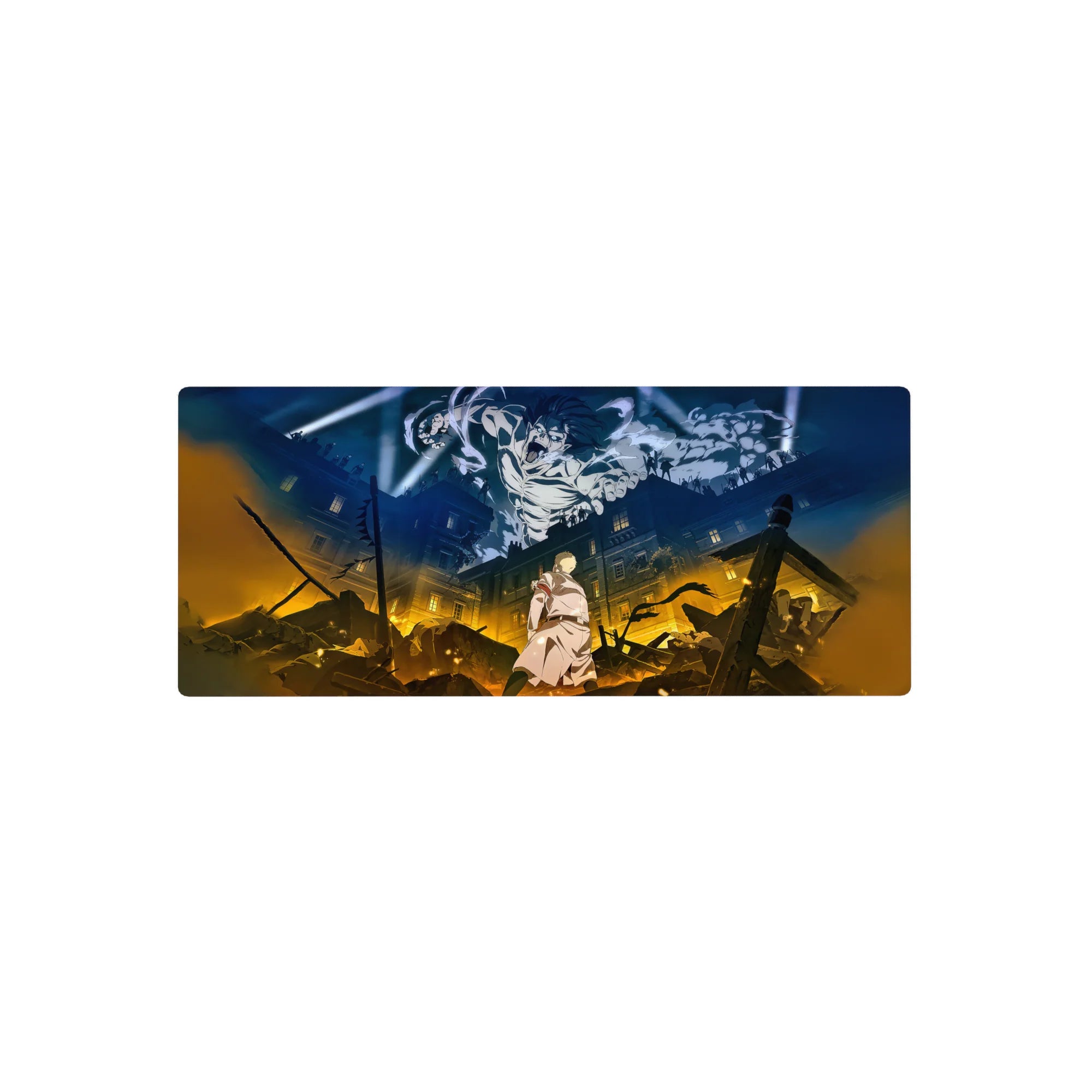 Attack on Titan - Anime Mouse Pad and Desk Pad - Eren’s Titan Wrath - AniChan