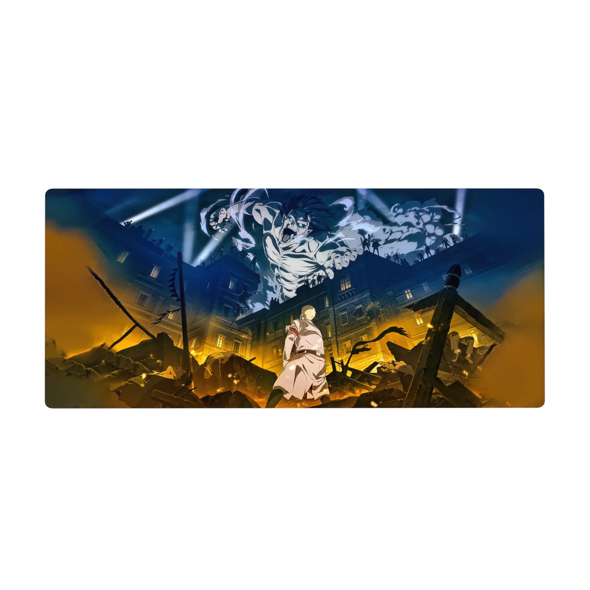 Attack on Titan - Anime Mouse Pad and Desk Pad - Eren’s Titan Wrath - AniChan