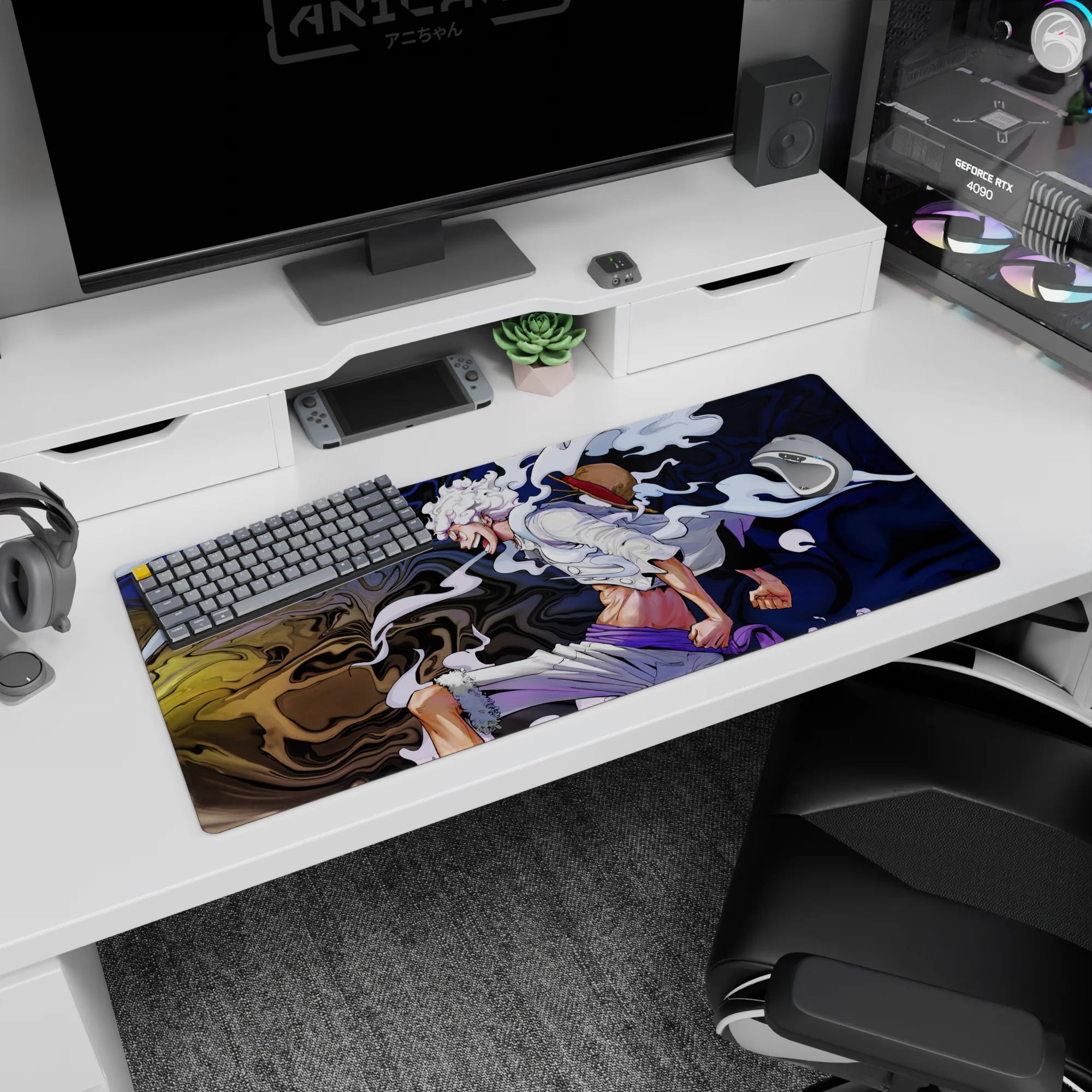 One Piece Deskmat | Mousepad | Deskpad - Gear Fifth Awakening - AniChan