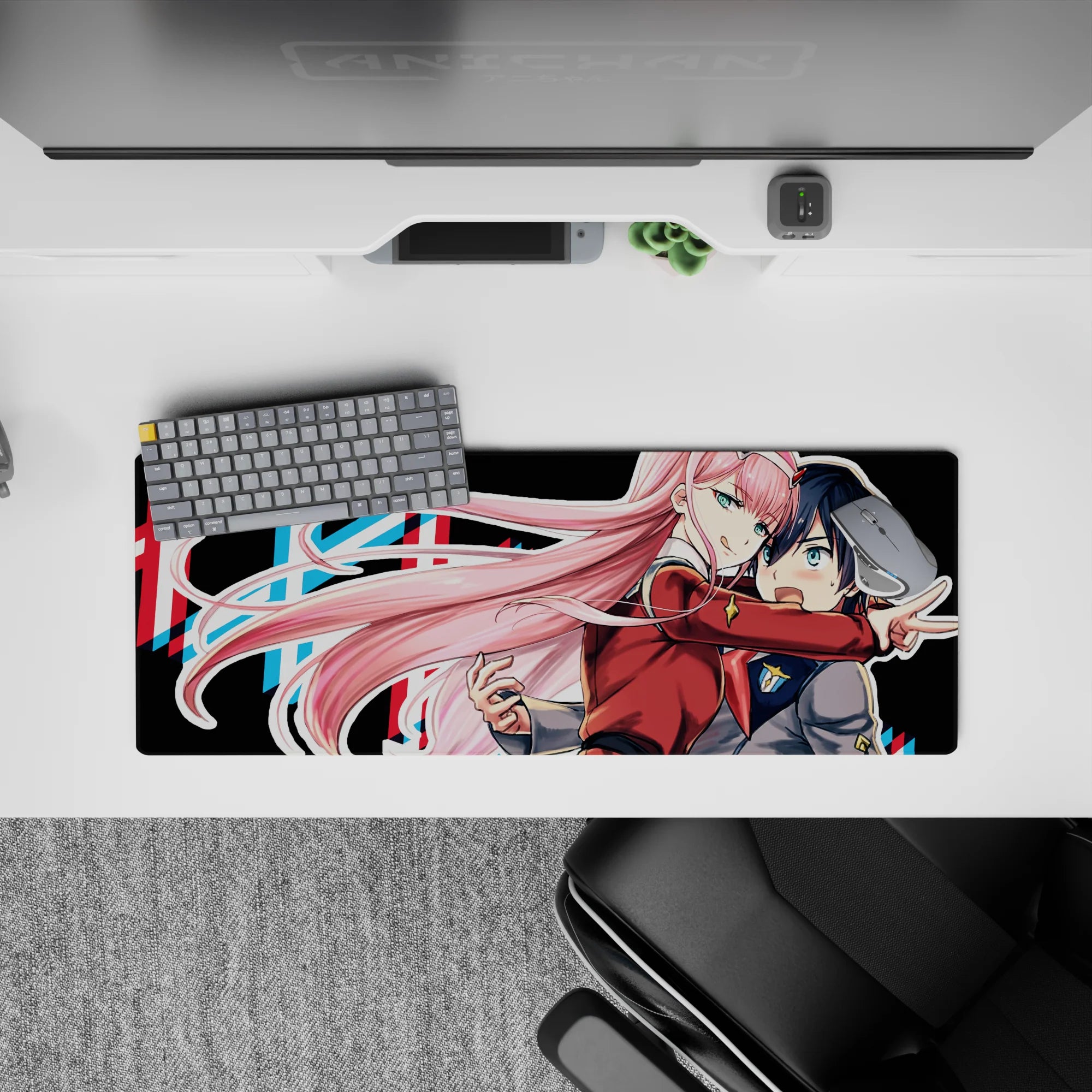 Darling In The Franxx - Anime Mouse Pad and Desk Pad - Fierce Connection - AniChan