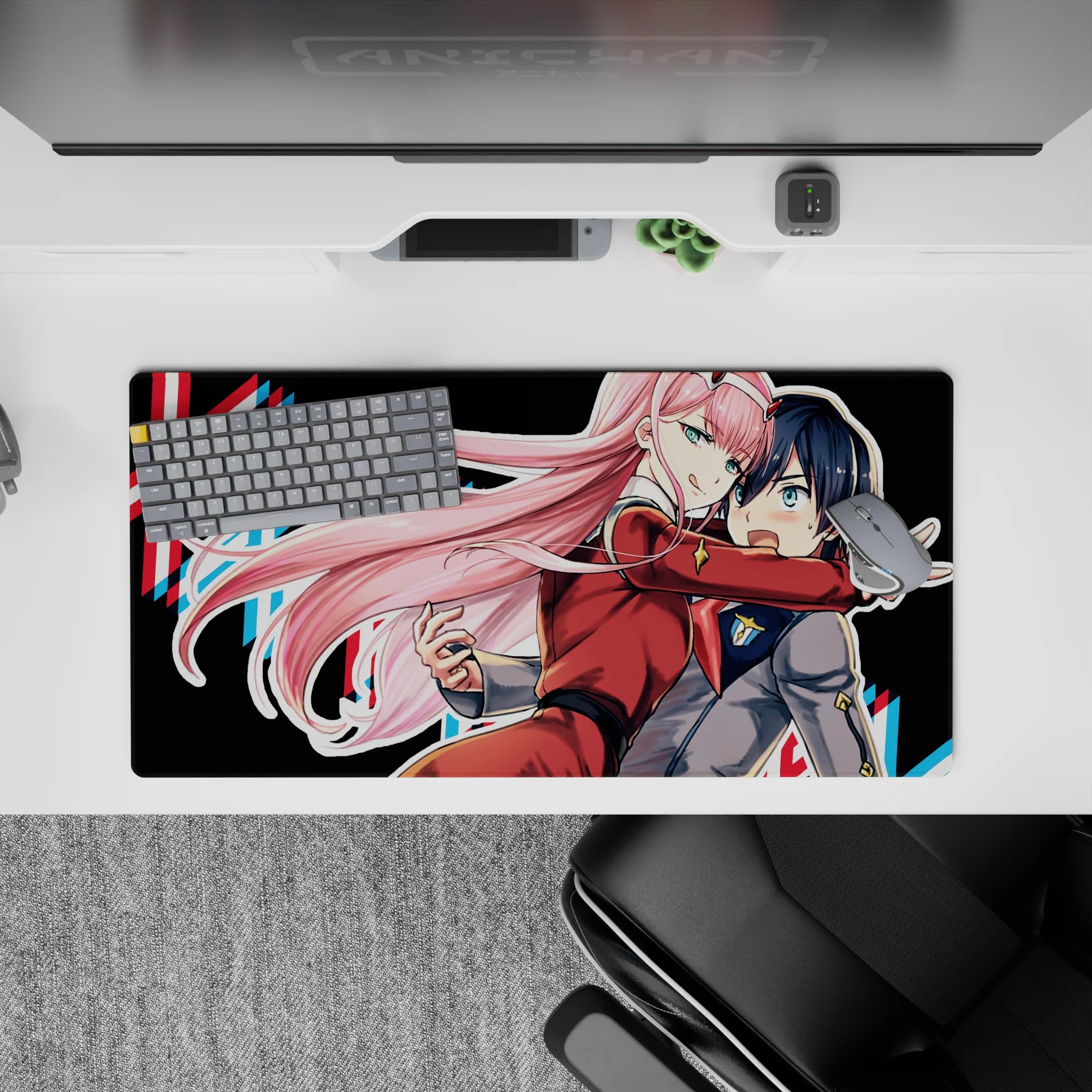 Darling In The Franxx - Anime Mouse Pad and Desk Pad - Fierce Connection - AniChan