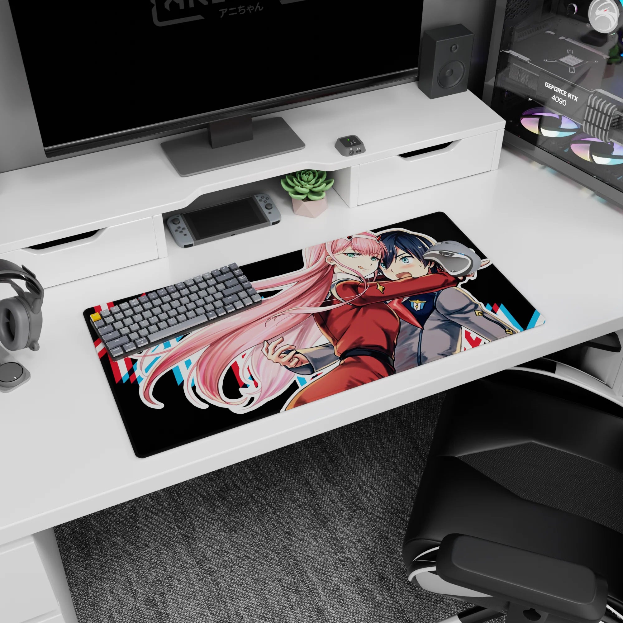 Darling In The Franxx - Anime Mouse Pad and Desk Pad - Fierce Connection - AniChan