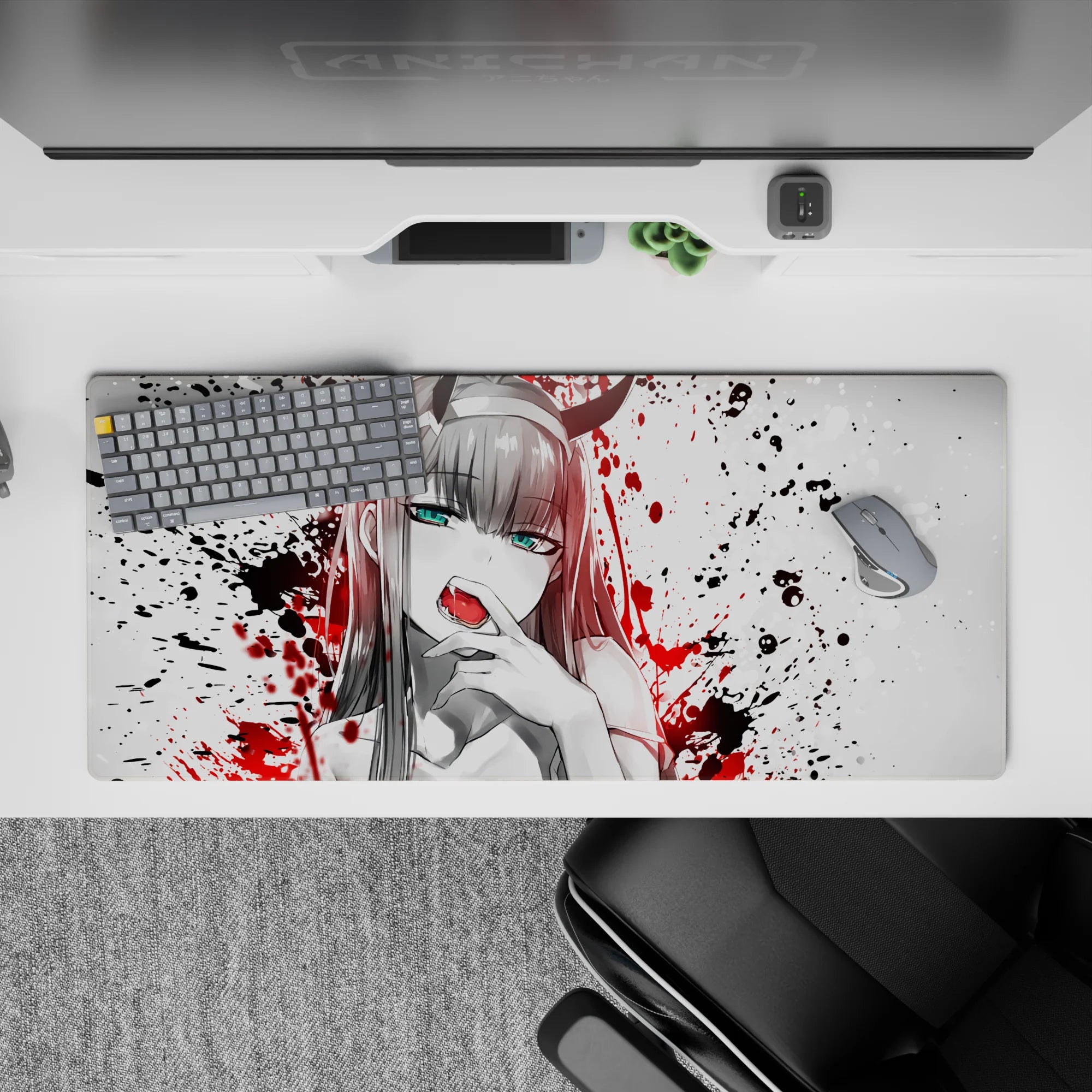 Darling In The Franxx - Anime Mouse Pad and Desk Pad - Bloodstained Rebellion - AniChan