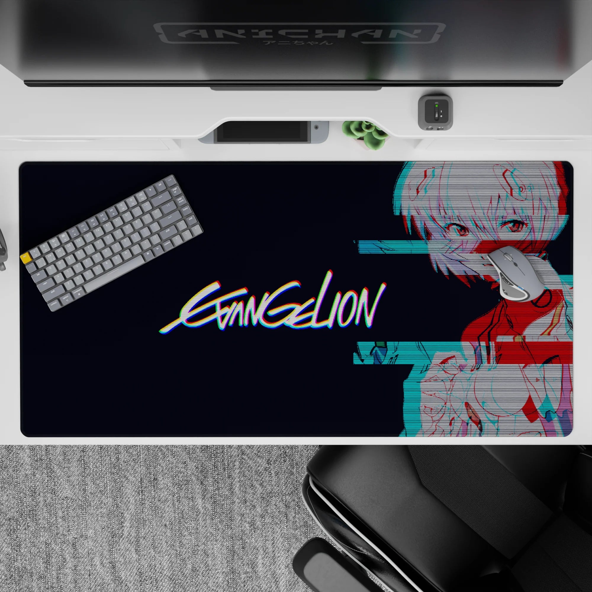 Evangelion - Anime Mouse Pad and Desk Pad - Digital Ghost - AniChan