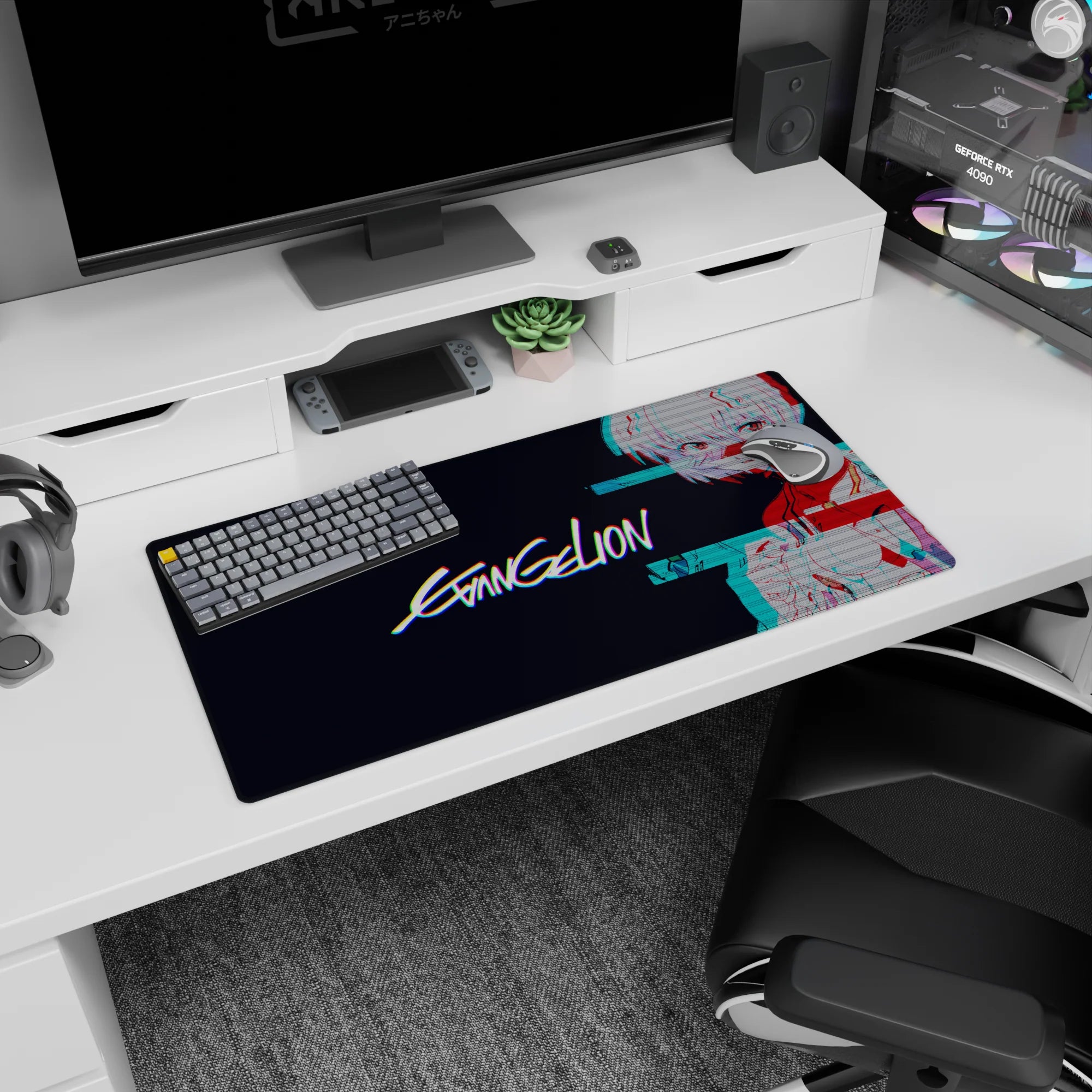 Evangelion - Anime Mouse Pad and Desk Pad - Digital Ghost - AniChan