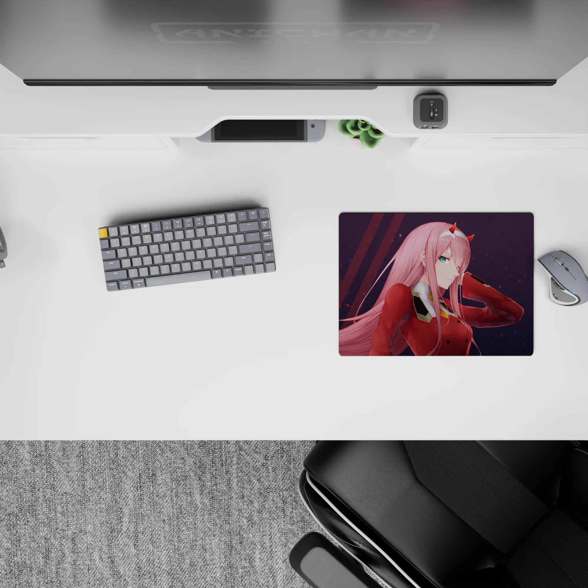 Darling In The Franxx - Anime Mouse Pad and Desk Pad - Crimson Authority - AniChan