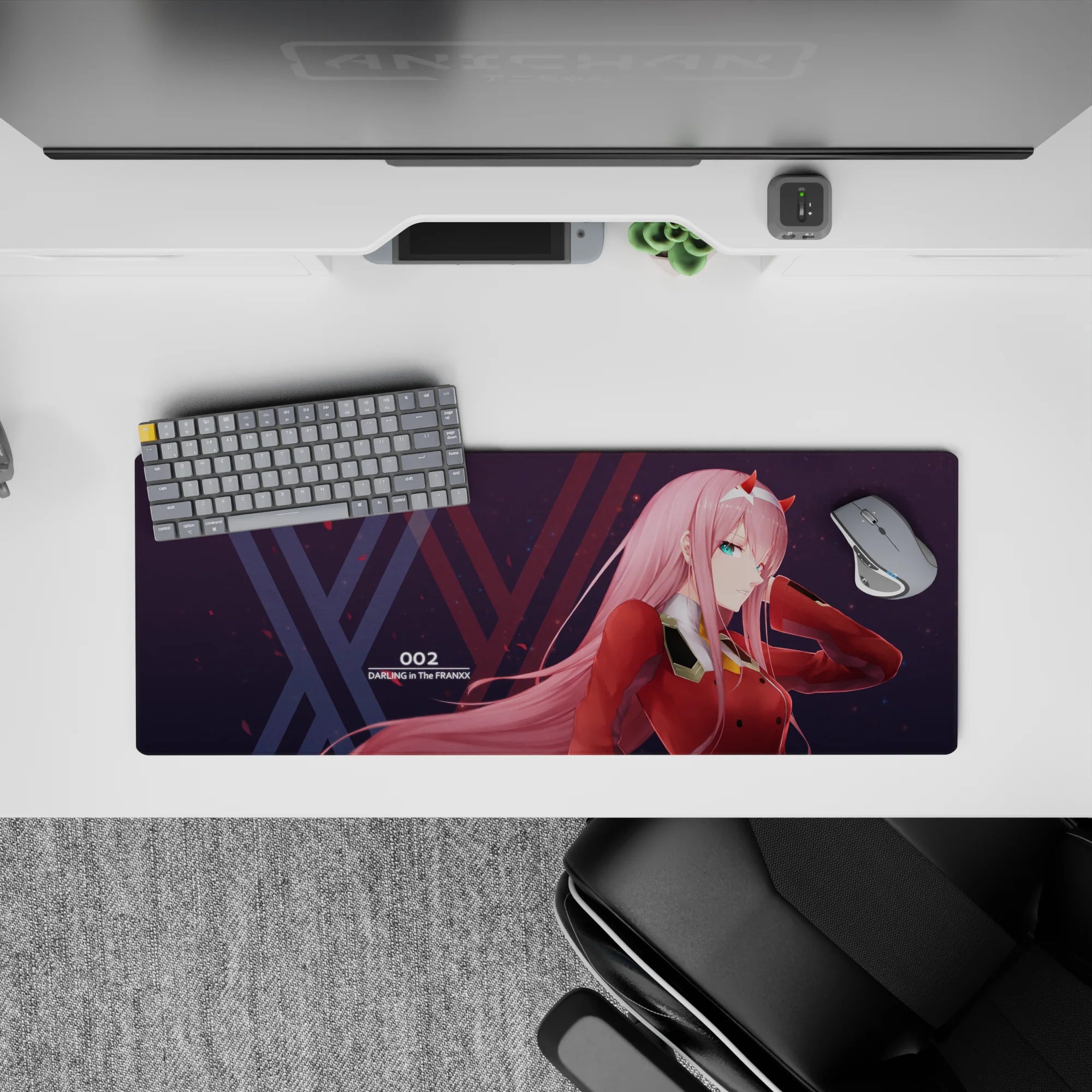 Darling In The Franxx - Anime Mouse Pad and Desk Pad - Crimson Authority - AniChan