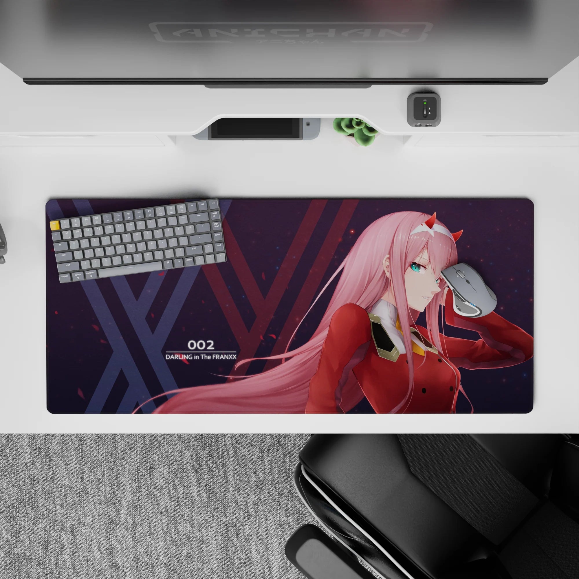 Darling In The Franxx - Anime Mouse Pad and Desk Pad - Crimson Authority - AniChan