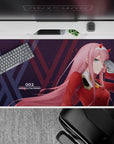 Darling In The Franxx - Anime Mouse Pad and Desk Pad - Crimson Authority - AniChan