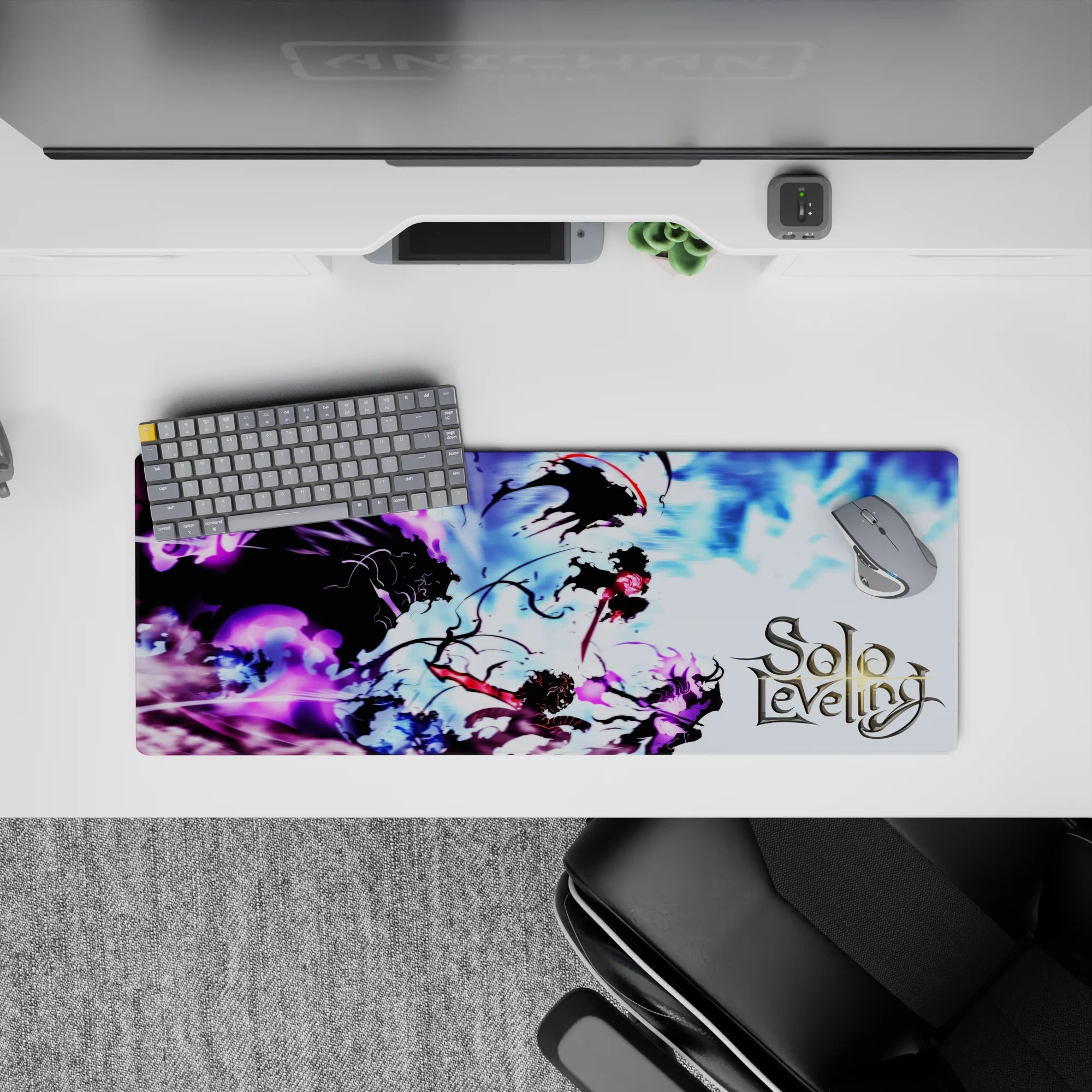 Solo Leveling Deskmat | Mousepad | Deskpad - Shadow Clash Frenzy