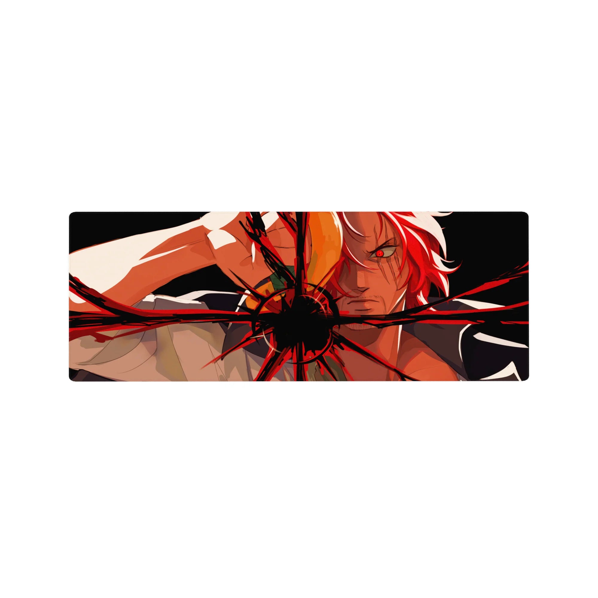 One Piece Deskmat | Mousepad | Deskpad - Red-Haired Fury - AniChan