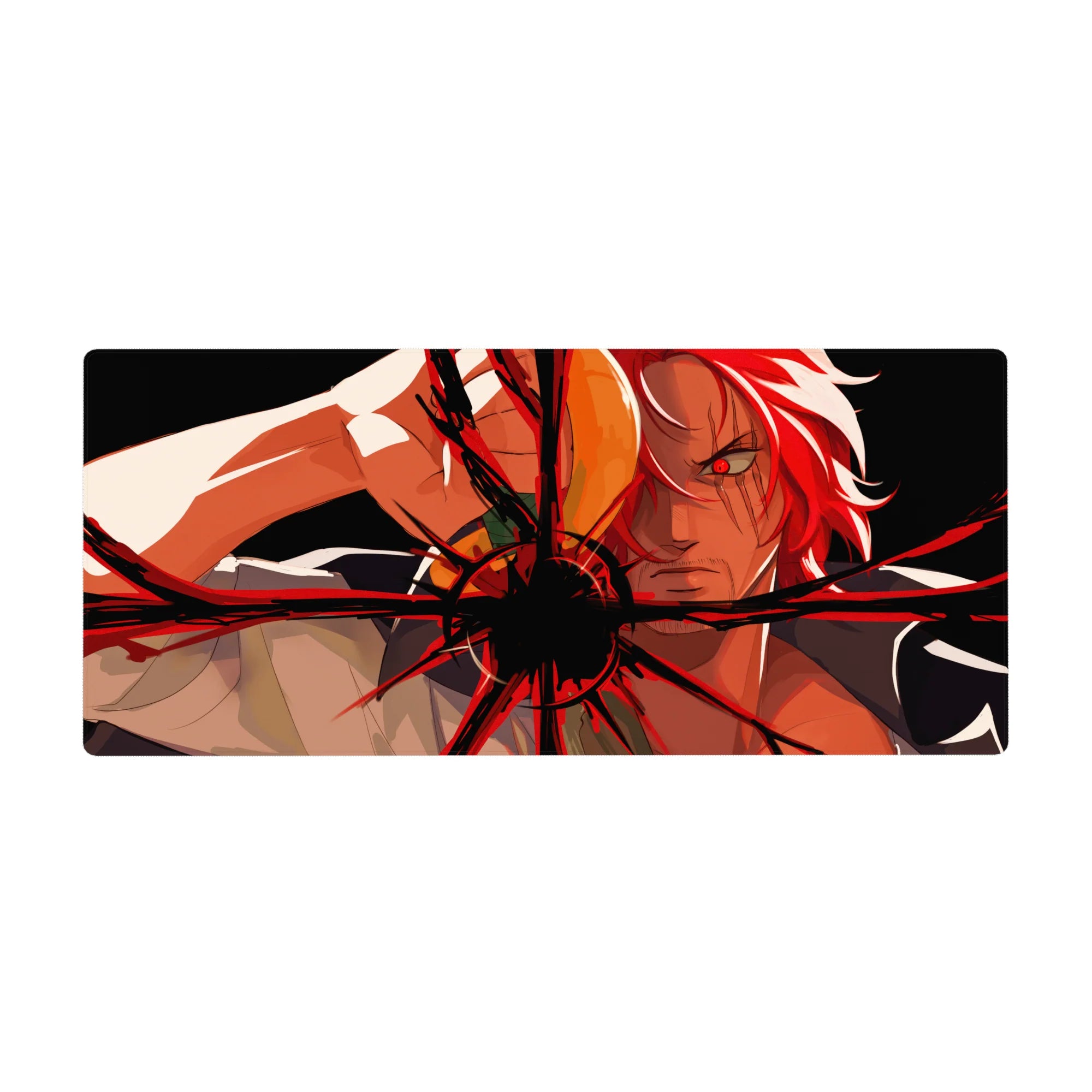 One Piece Deskmat | Mousepad | Deskpad - Red-Haired Fury - AniChan