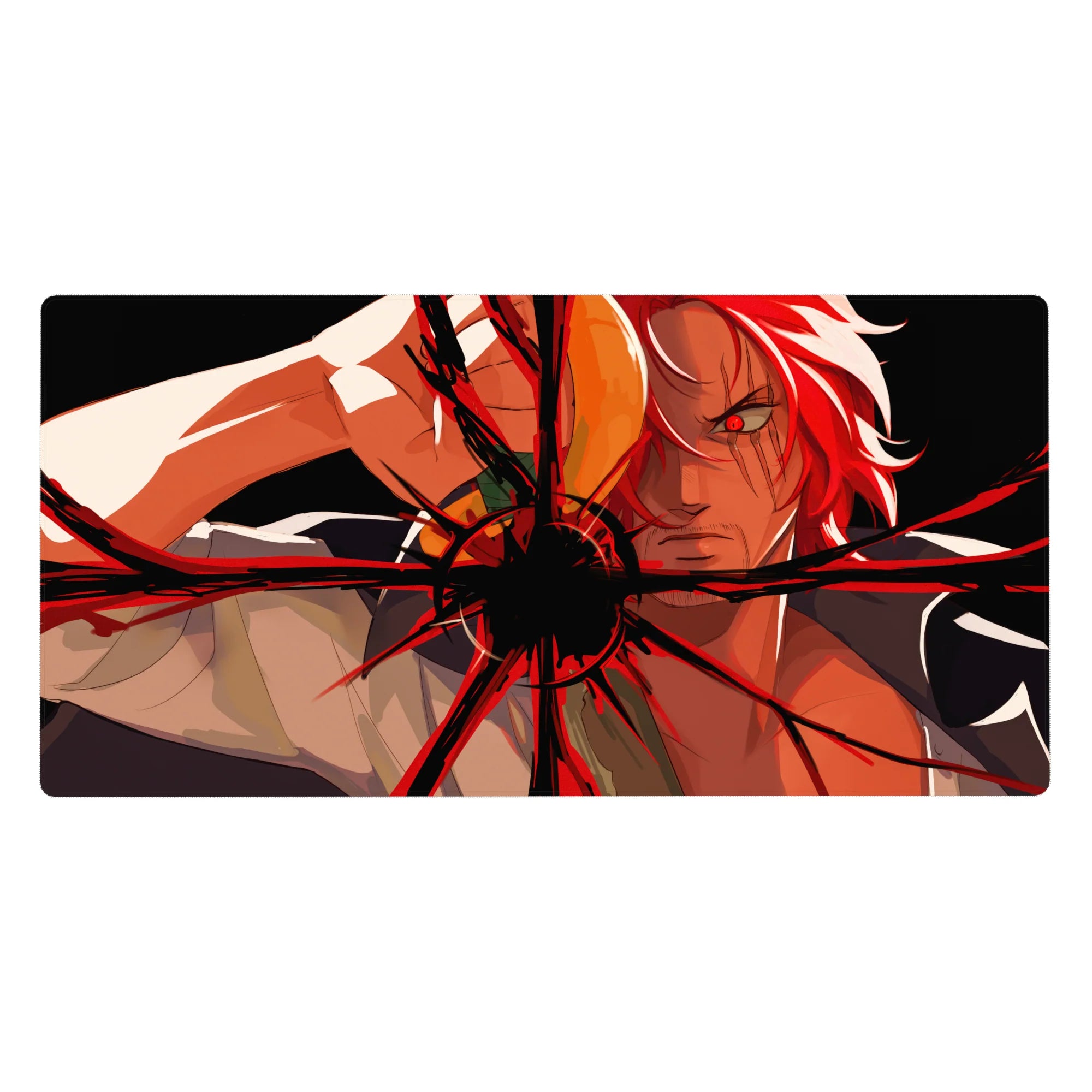 One Piece Deskmat | Mousepad | Deskpad - Red-Haired Fury - AniChan