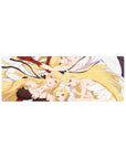 32x12 inches anime girl desk mouse pad with dreamy ribbon-and-lace art, smooth glide for gaming.