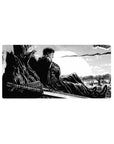 Berserk - Anime Mouse Pad and Desk Pad - Moonlit Solitude - AniChan