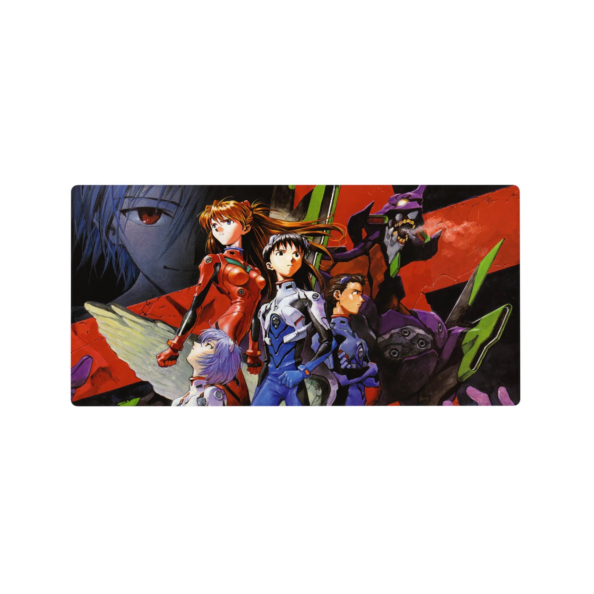 Evangelion - Anime Mouse Pad and Desk Pad - Warrior’s Resolve - AniChan