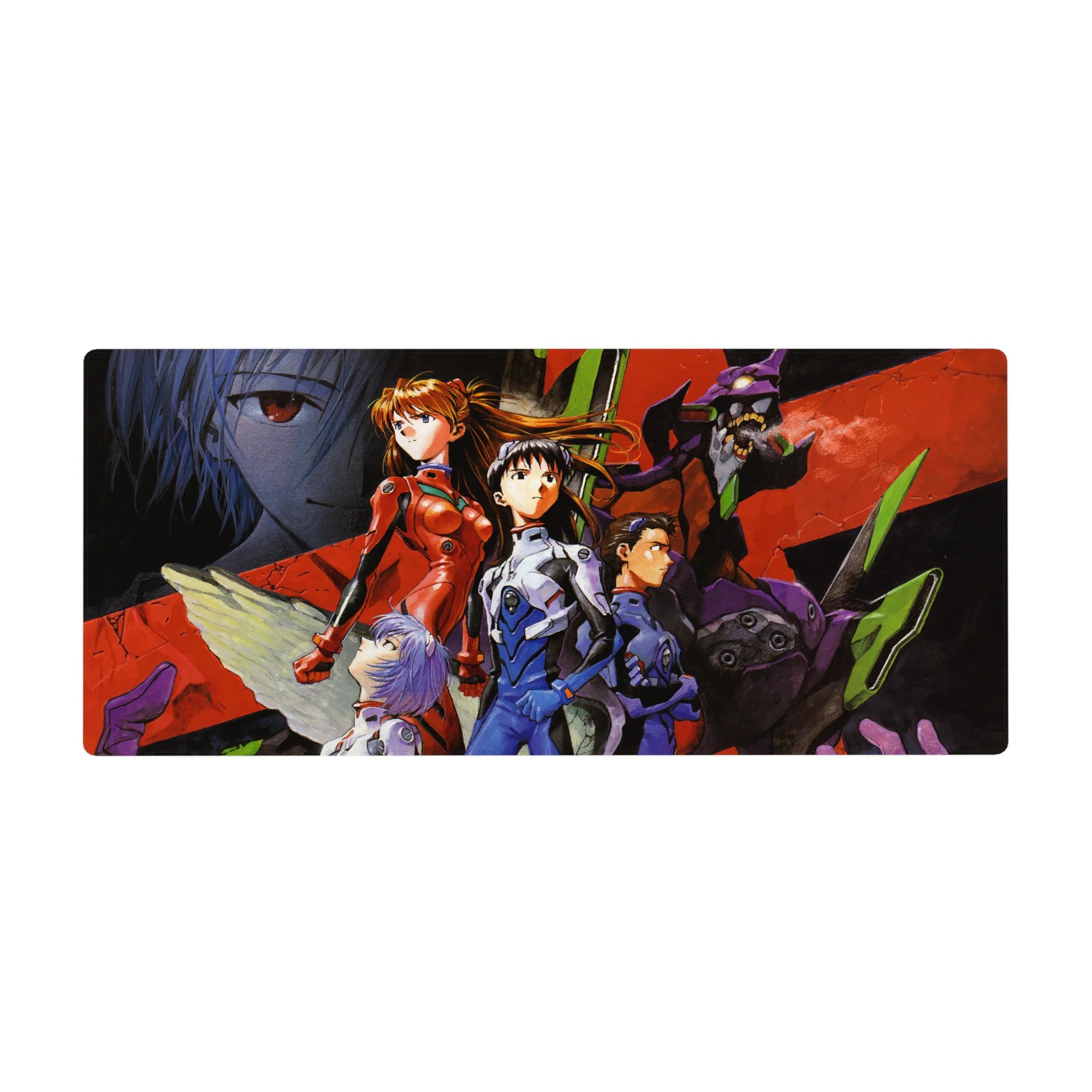 Evangelion - Anime Mouse Pad and Desk Pad - Warrior’s Resolve - AniChan