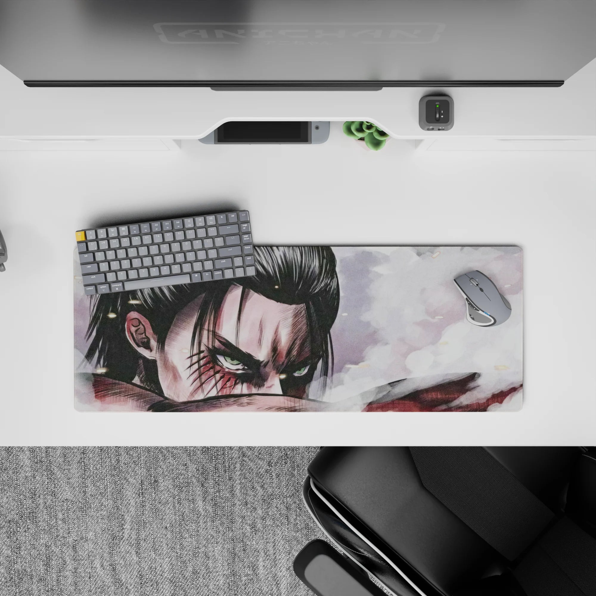 Attack on Titan - Anime Mouse Pad and Desk Pad - Eren’s Wrath - AniChan