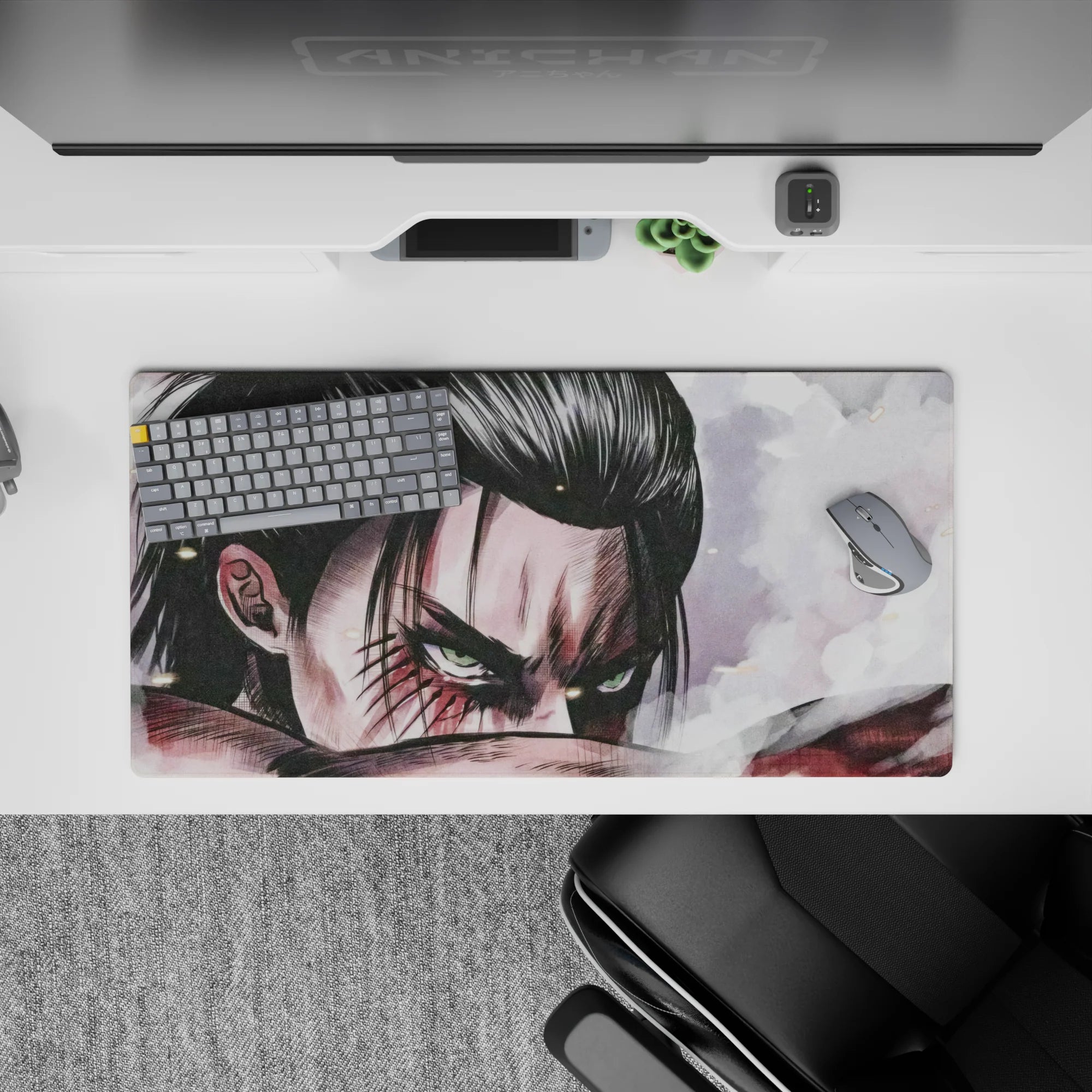 Attack on Titan - Anime Mouse Pad and Desk Pad - Eren’s Wrath - AniChan