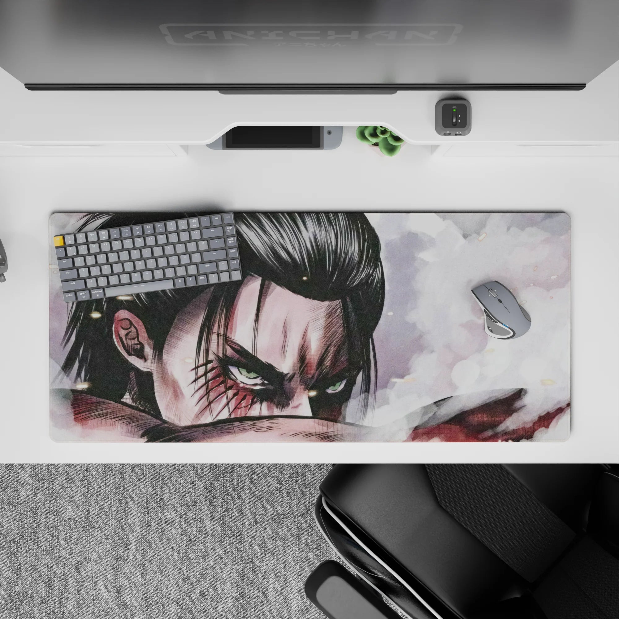 Attack on Titan - Anime Mouse Pad and Desk Pad - Eren’s Wrath - AniChan