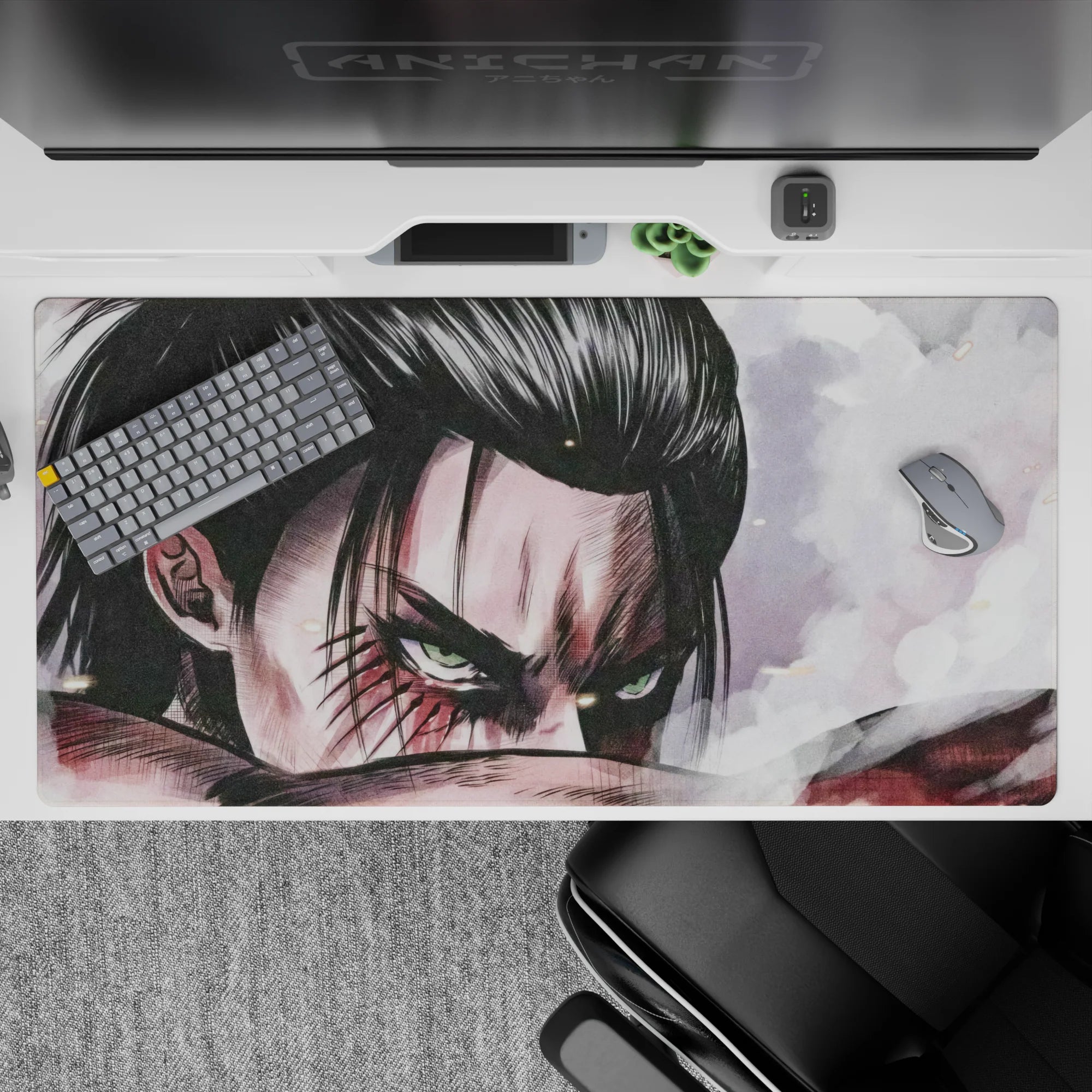 Attack on Titan - Anime Mouse Pad and Desk Pad - Eren’s Wrath - AniChan